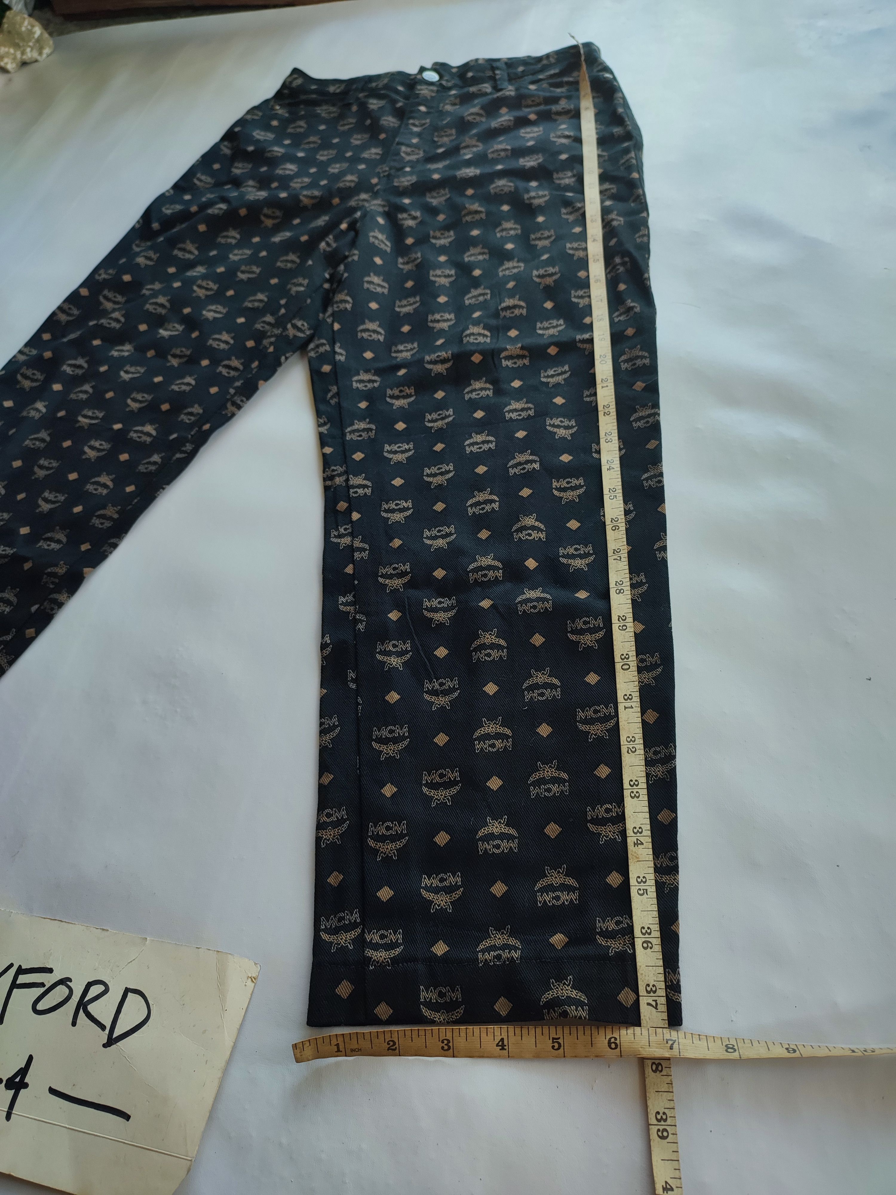MCM Vintage women's MCM MONOGRAM PANTS JAPAN Size 28" / US 6 / IT 42 - 18 Thumbnail