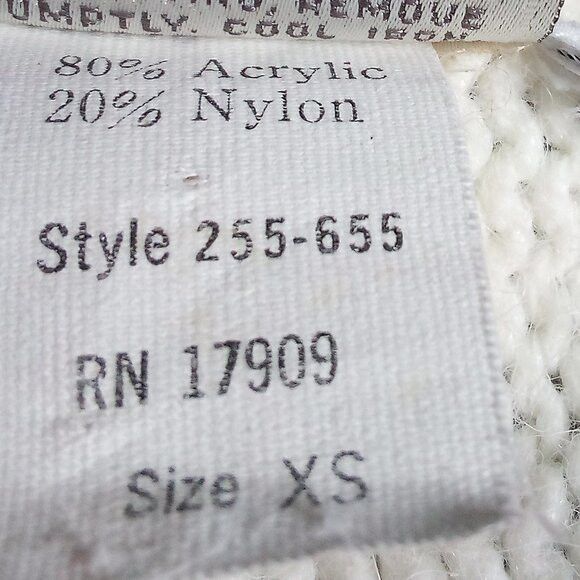 Other Vintage 70s Pykettes Zig Zag Sharktooth V-Neck Sweater Size XS / US 0-2 / IT 36-38 - 6 Thumbnail
