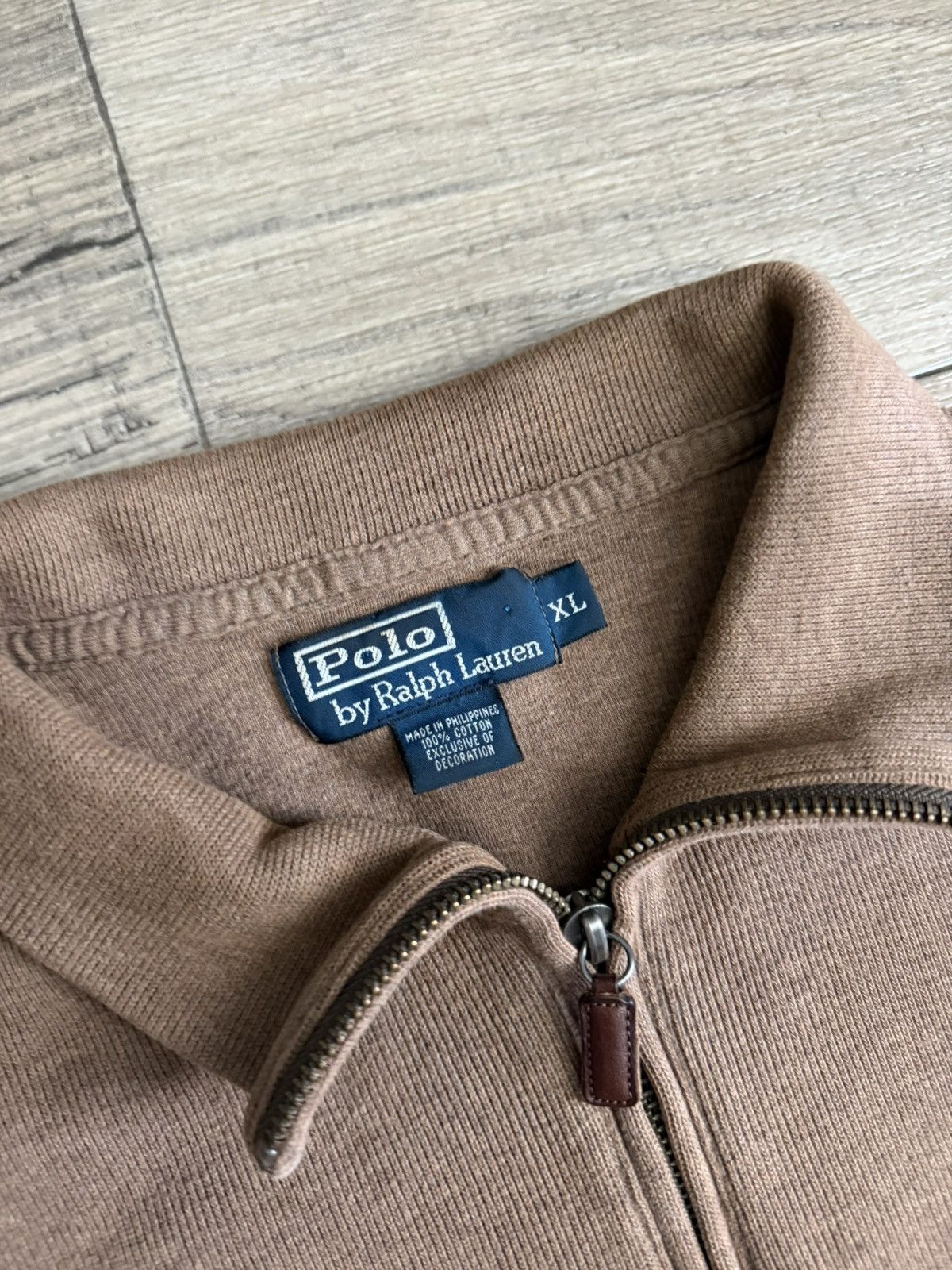 Polo Ralph Lauren Vintage 90’s Polo Ralph Lauren Sweater Brown Quarter zip XL Size US XL / EU 56 / 4 - 6 Thumbnail