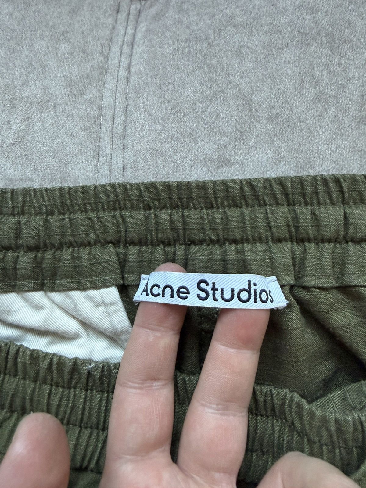Acne Studios Acne Studios Cargo Trousers Olive Green FN-MN-TROU000844 Size US 42 / EU 58 - 11 Thumbnail