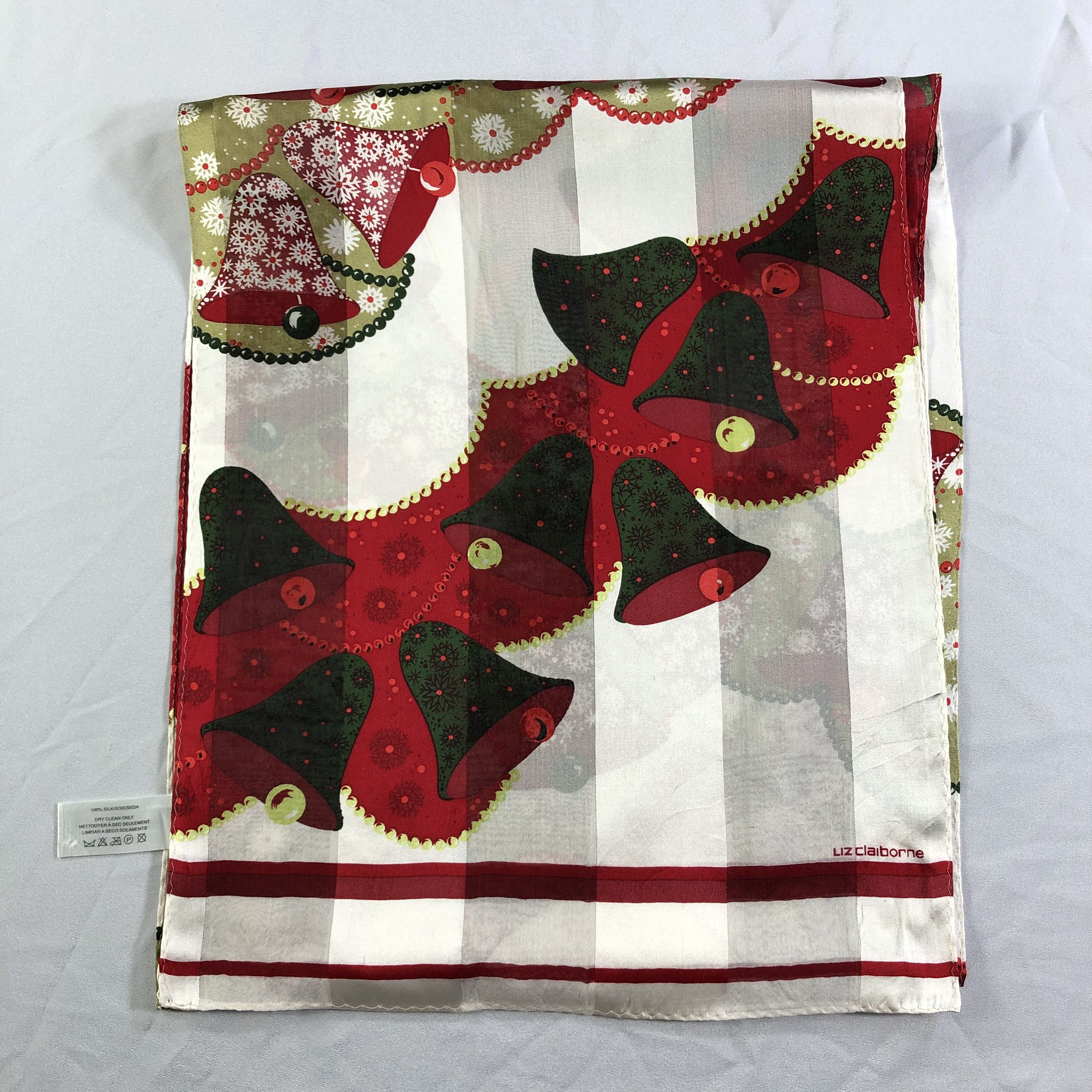 Vintage Vintage Liz Claiborne Silk Scarf Size ONE SIZE - 2 Thumbnail