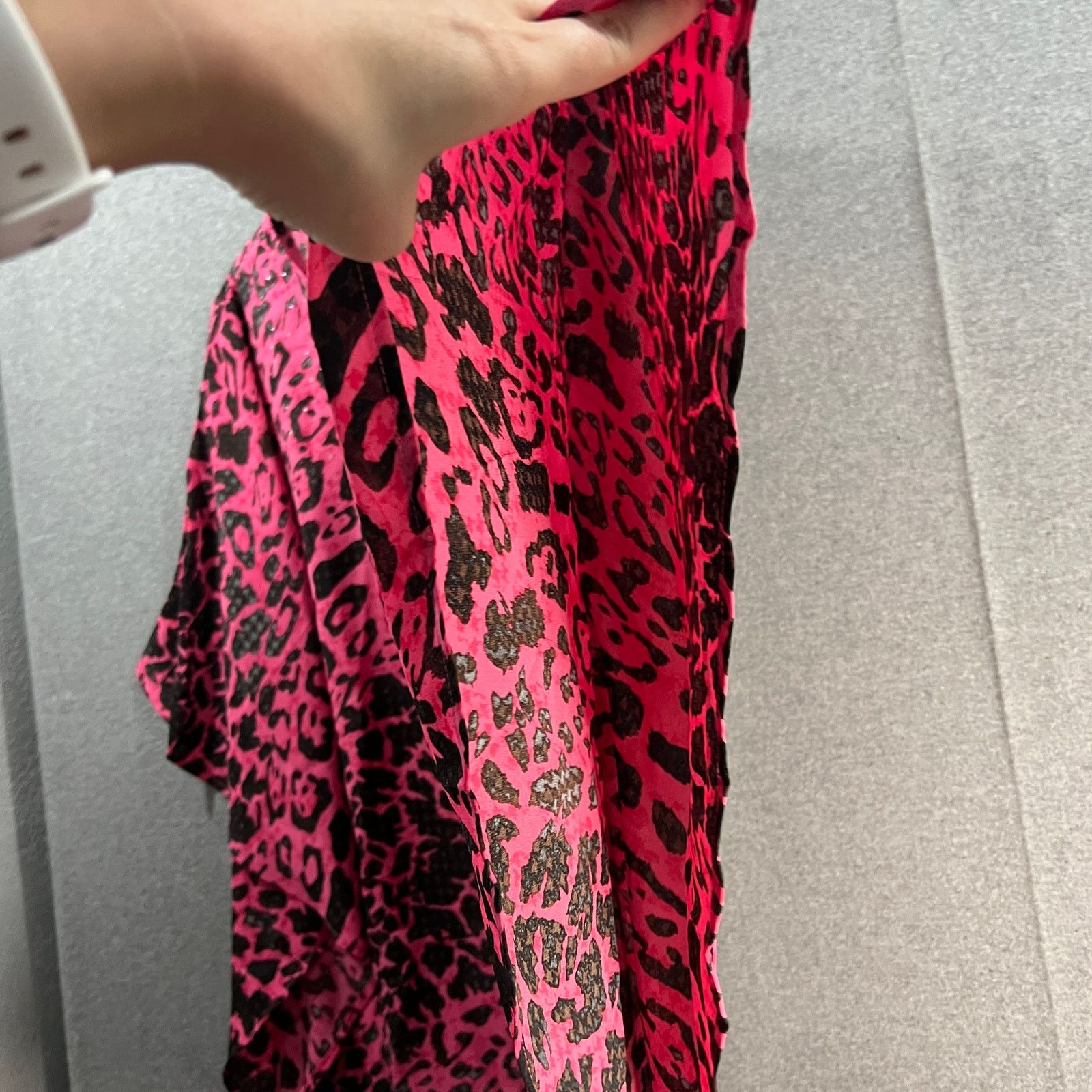 Other Quacker Factory Printed Caftan TOP Pink Animal, X-Small Size XS / US 0-2 / IT 36-38 - 10 Thumbnail