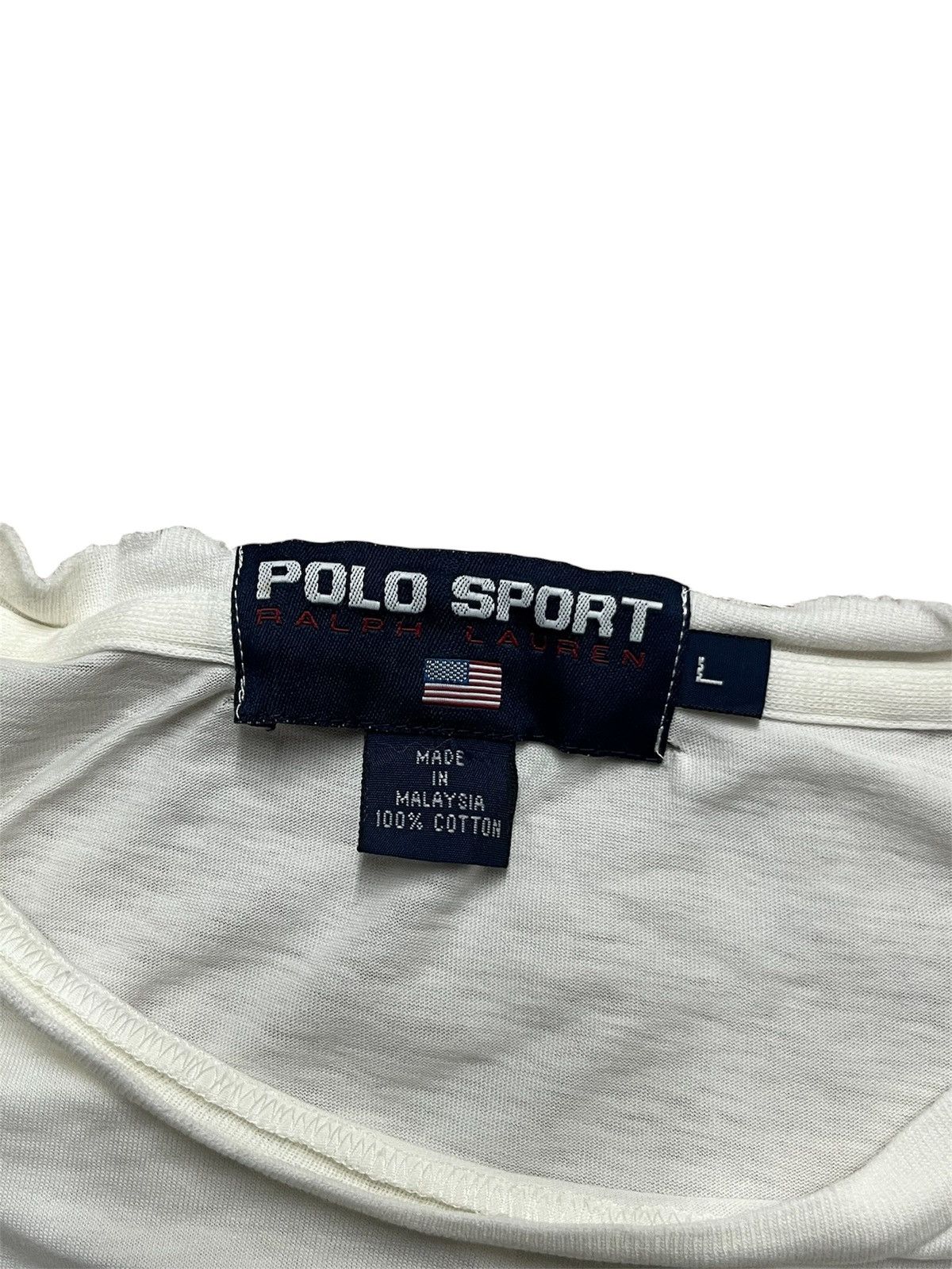 Polo Ralph Lauren 90s Polo Sport by Ralph Lauren Polo Bear Sport T-Shirt Size US L / EU 52-54 / 3 - 4 Thumbnail