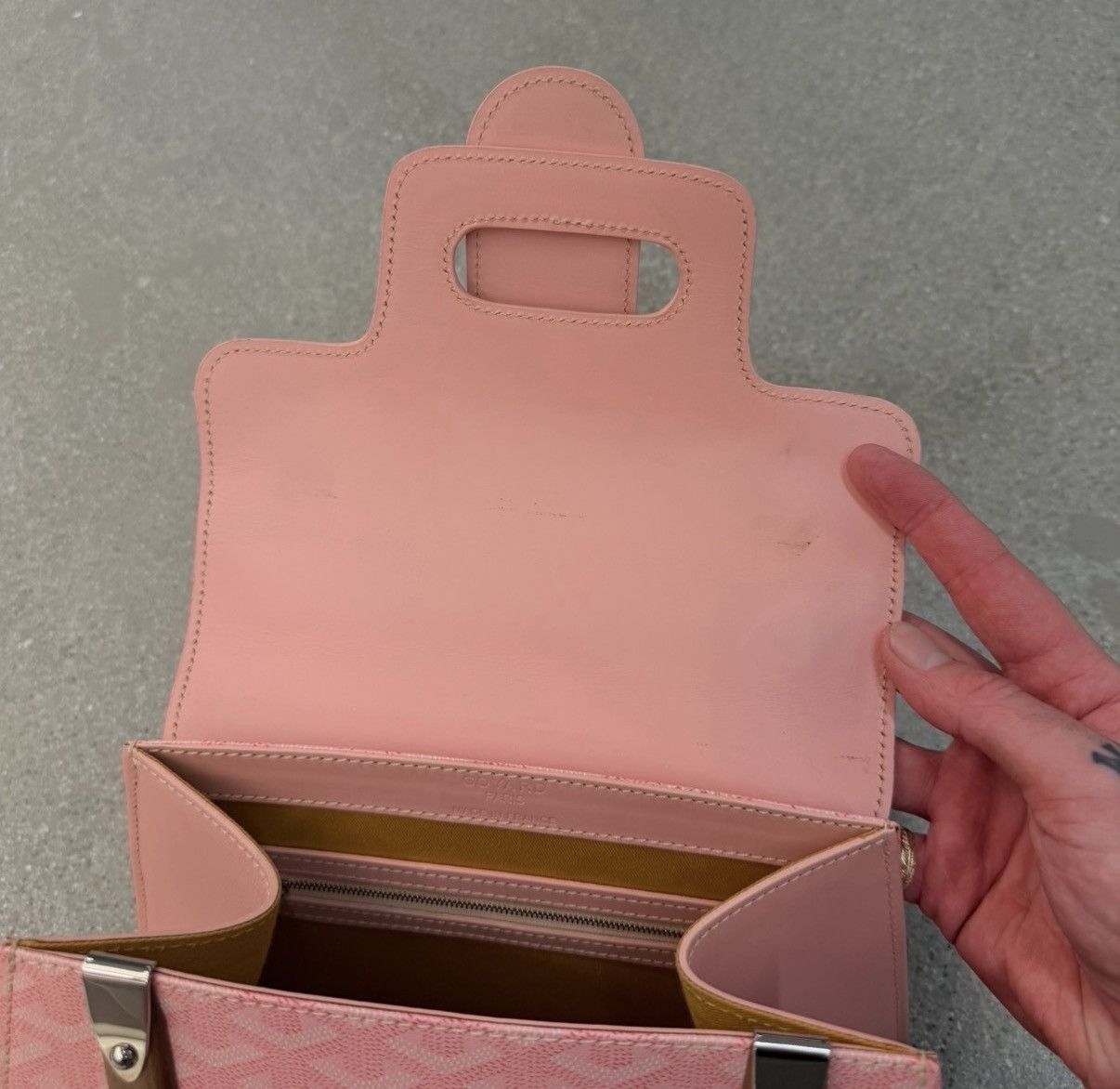 Goyard Goyard Pink Purse RARE 2008 PM Saigon Sakura Pearl Japan Size ONE SIZE - 10 Thumbnail