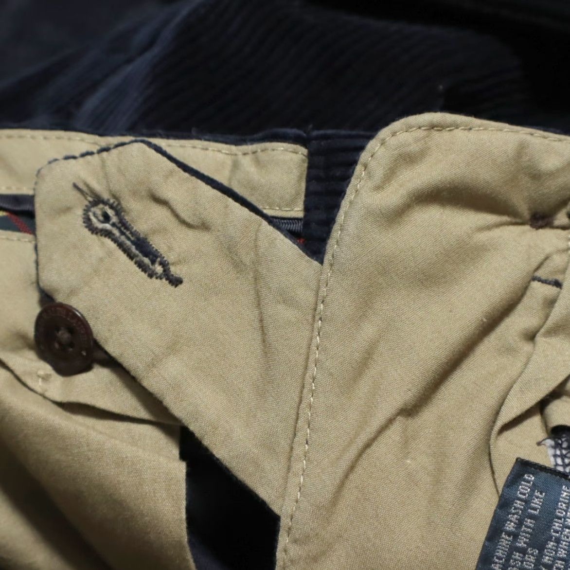 Polo Ralph Lauren Polo Ralph Lauren Chino Pants Navy Men's 32 Corduroy Regular Fit Cotton Pants Size US XS / EU 42 / 0 - 7 Thumbnail