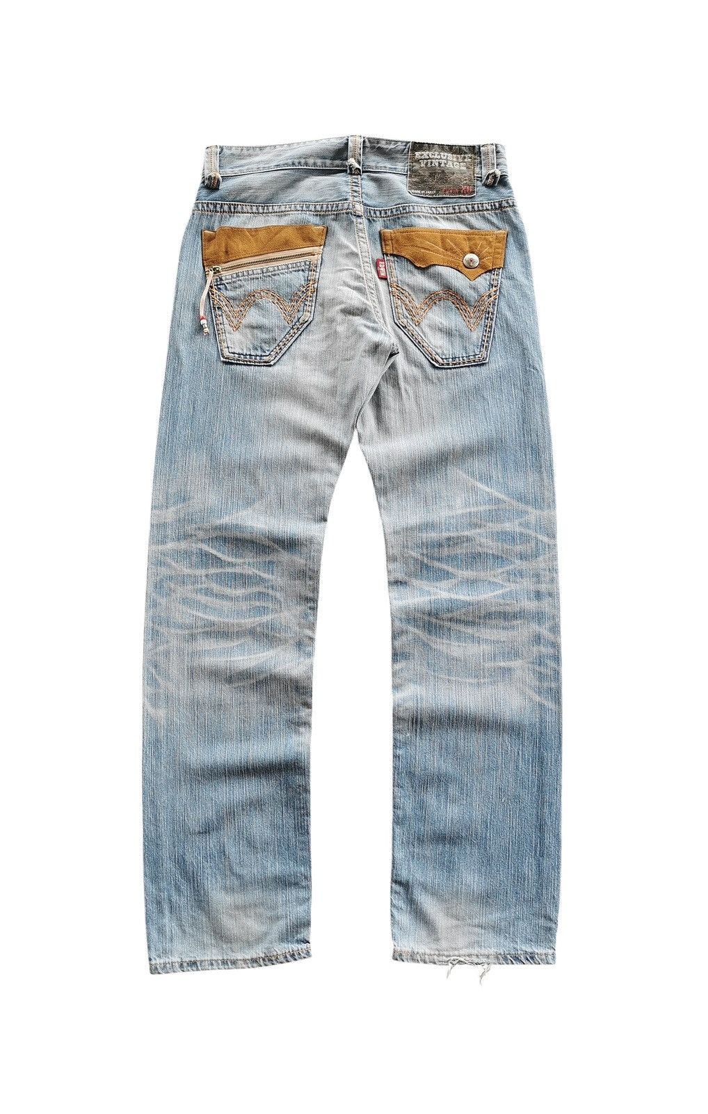 Edwin Vintage Edwin Distressed Denim Jeans ▫️ Size 34x34 Size US 34 / EU 50 - 3 Thumbnail