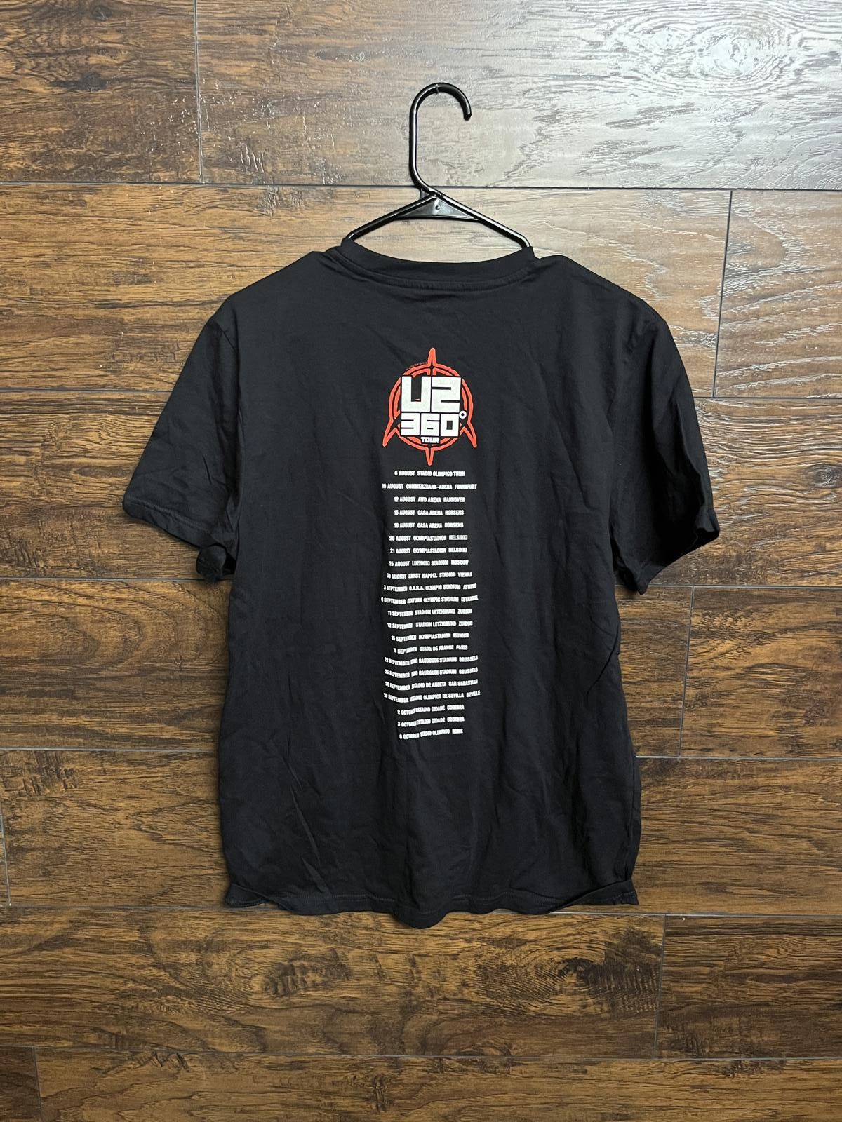 Designer U2 360 Degrees Stadium Tour T-shirt 2010 Equality 2 Sided Size US M / EU 48-50 / 2 - 2 Thumbnail
