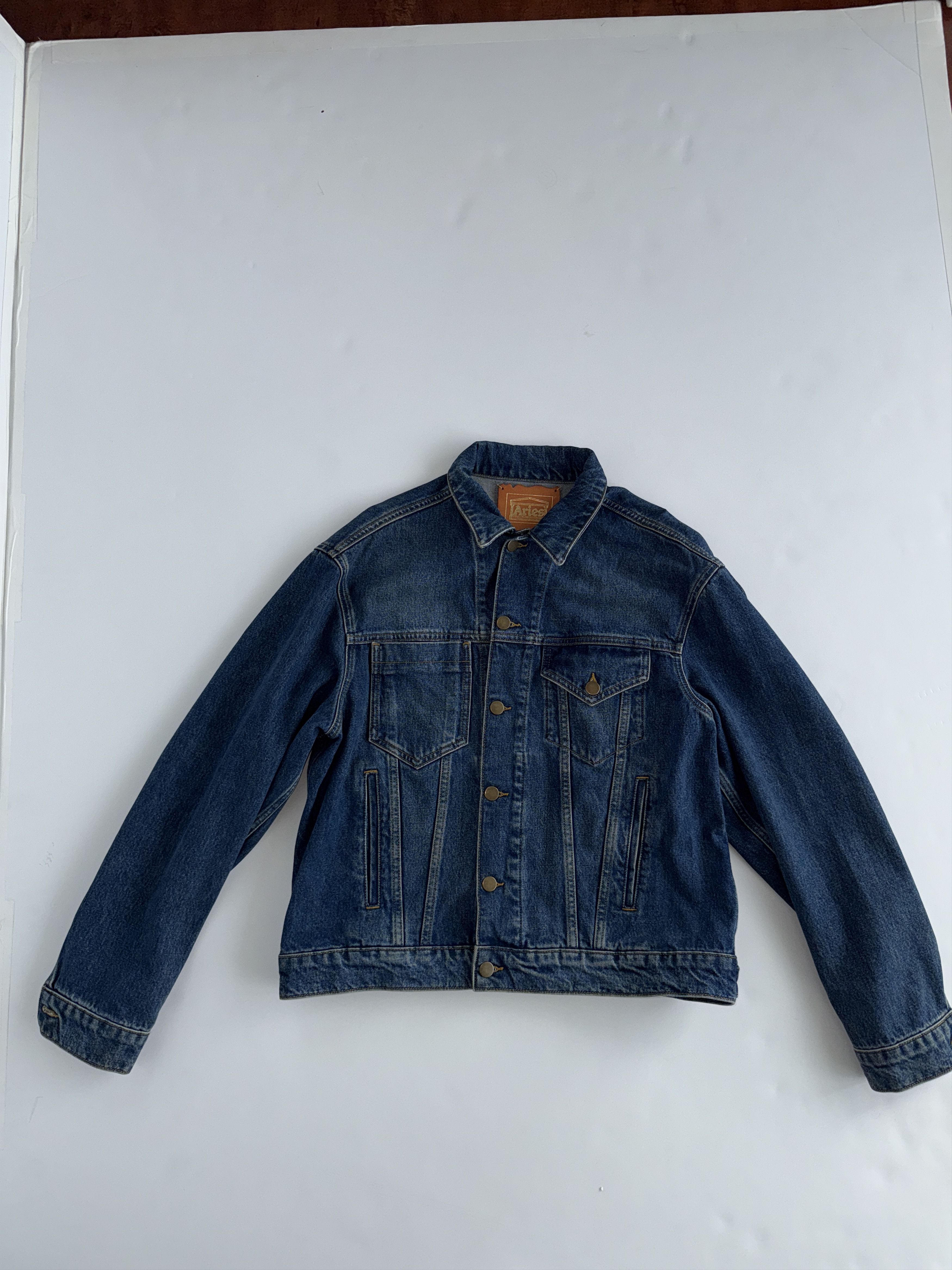 Aries Aries Middle Finger Denim Jacket Size US L / EU 52-54 / 3 - 1 Thumbnail