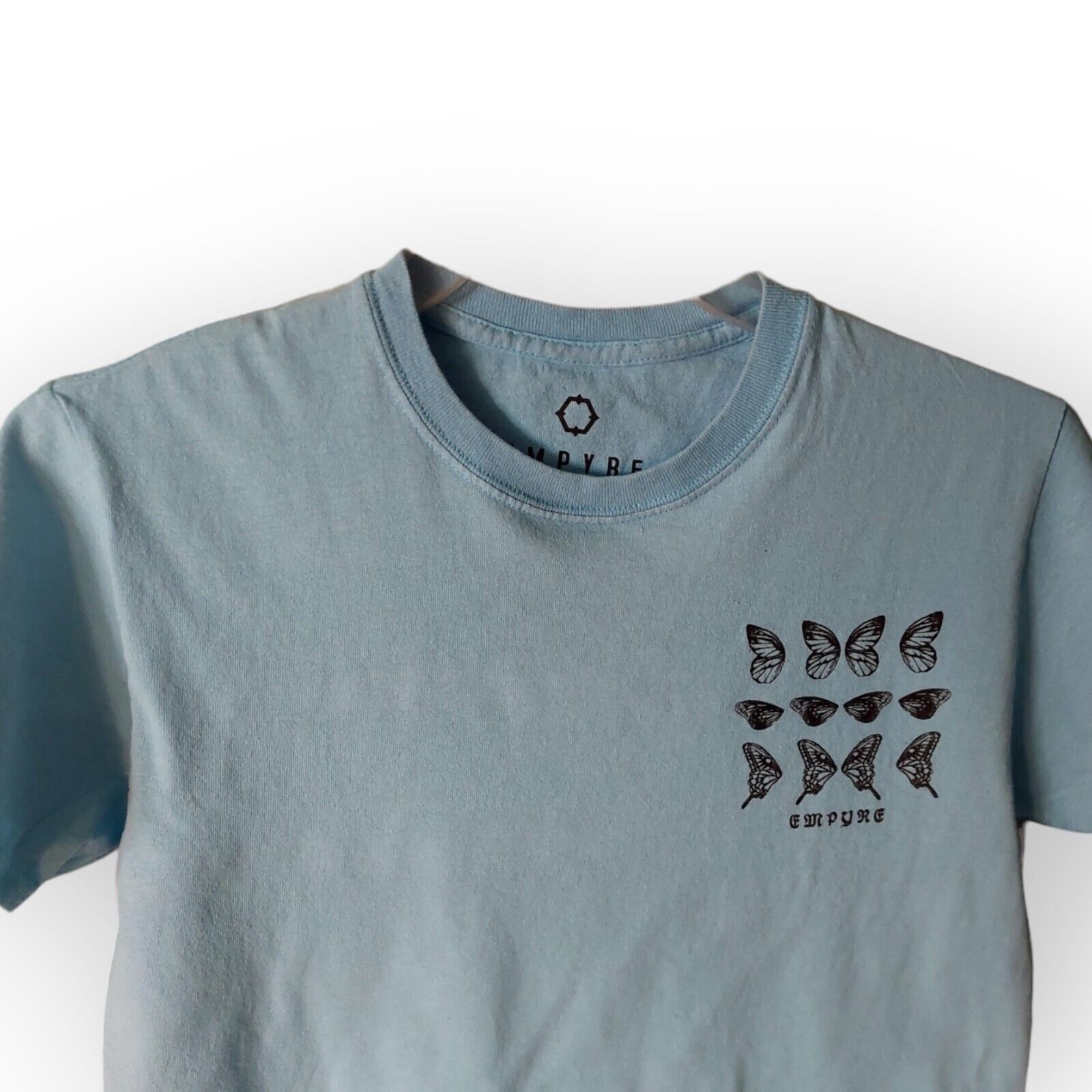 Empyre Empyre | Men's Relaxed Light Blue Short-Sleeve T-Shirt | Size US S / EU 44-46 / 1 - 5 Thumbnail