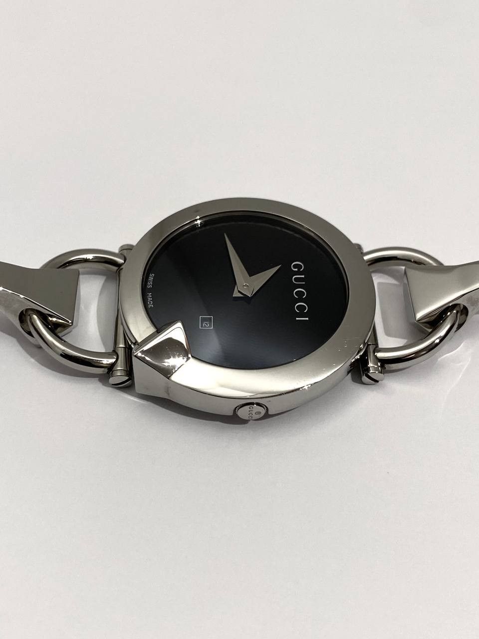 Gucci Gucci GG Logo Chiodo Horsebit Bracelet Steel Wrist Watch Size ONE SIZE - 6 Thumbnail