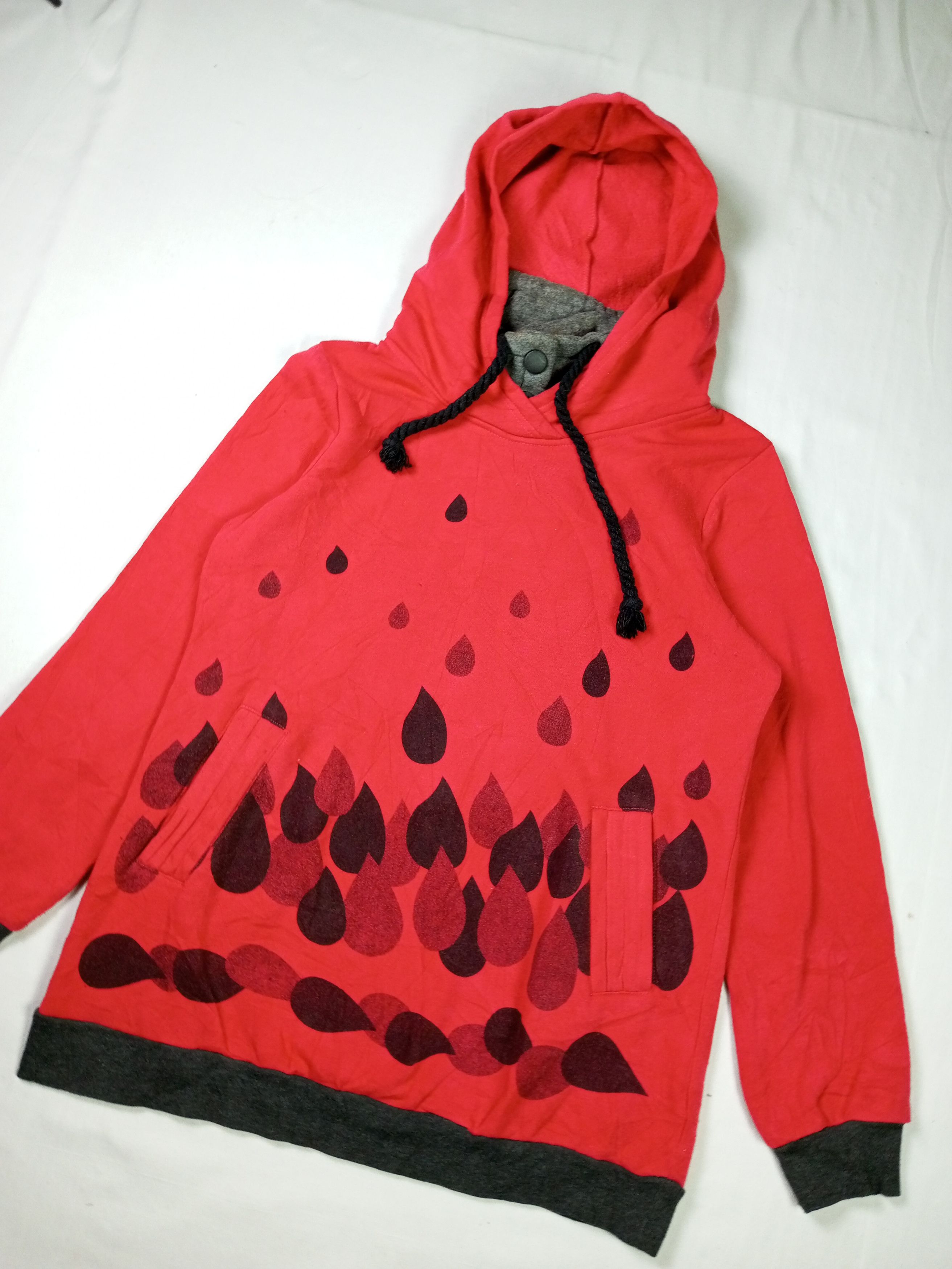 Hysteric Glamour × Japanese Brand Faded Japanese Brand Red Hoodie Turtle Neck Size US L / EU 52-54 / 3 - 2 Thumbnail