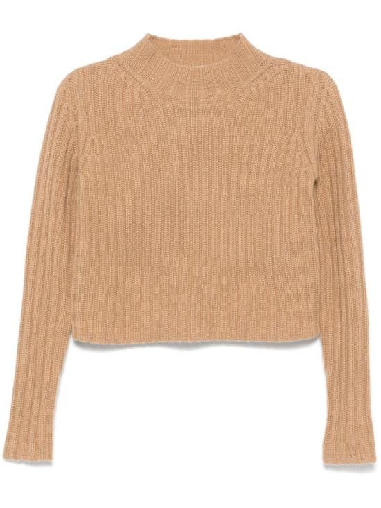 Max Mara MAX MARA Women Sweater 2421366022600 ALOA003 Brown Size L / US 10 / IT 46 - 1 Thumbnail