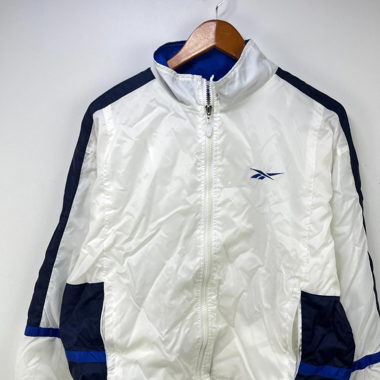 Reebok Vintage 90s Reebok Windbreaker Jacket Womens Large Size L / US 10 / IT 46 - 2 Thumbnail