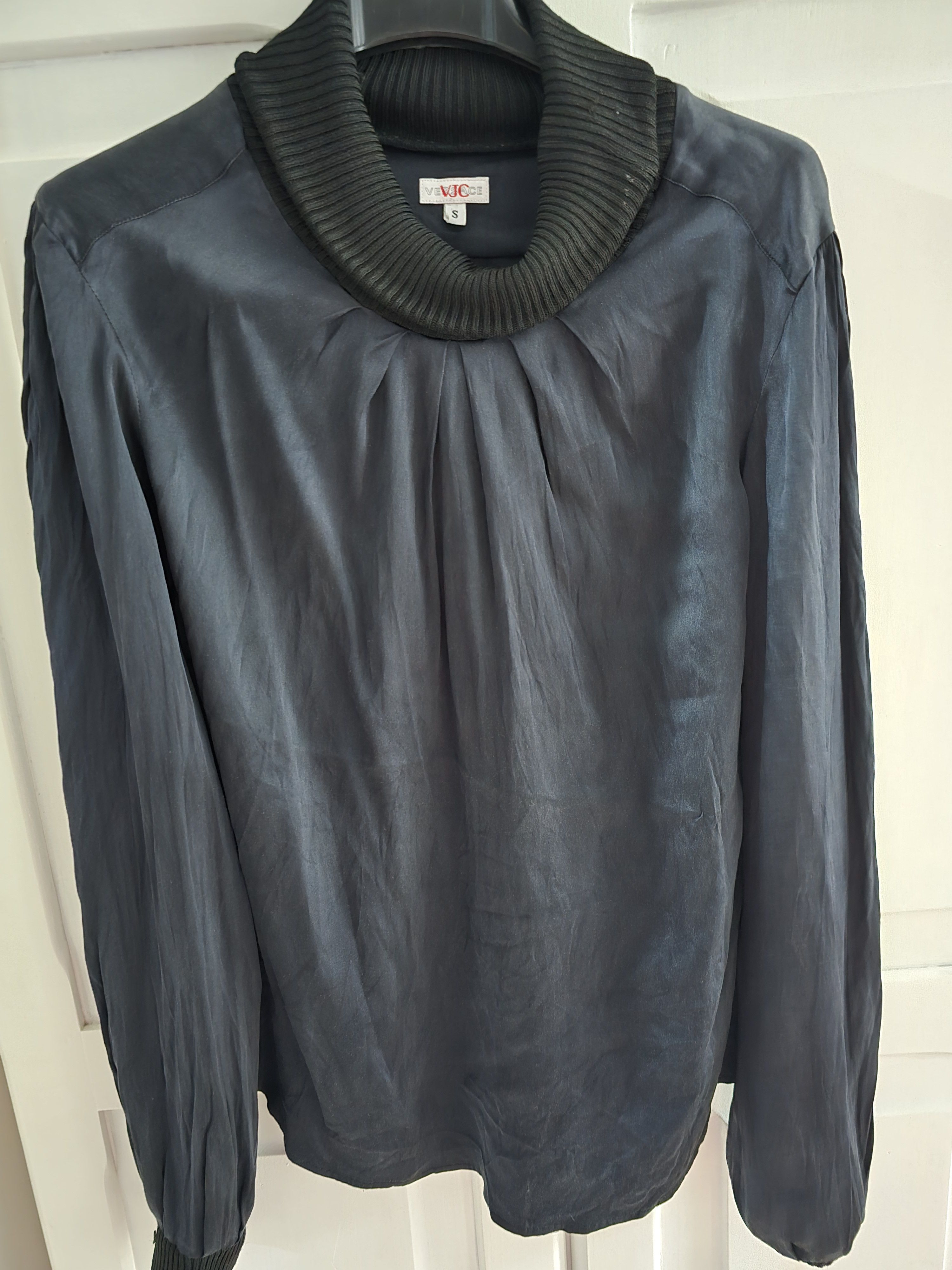Versace Jeans Couture VJC vintage blouse silk Size S / US 4 / IT 40 - 1 Thumbnail