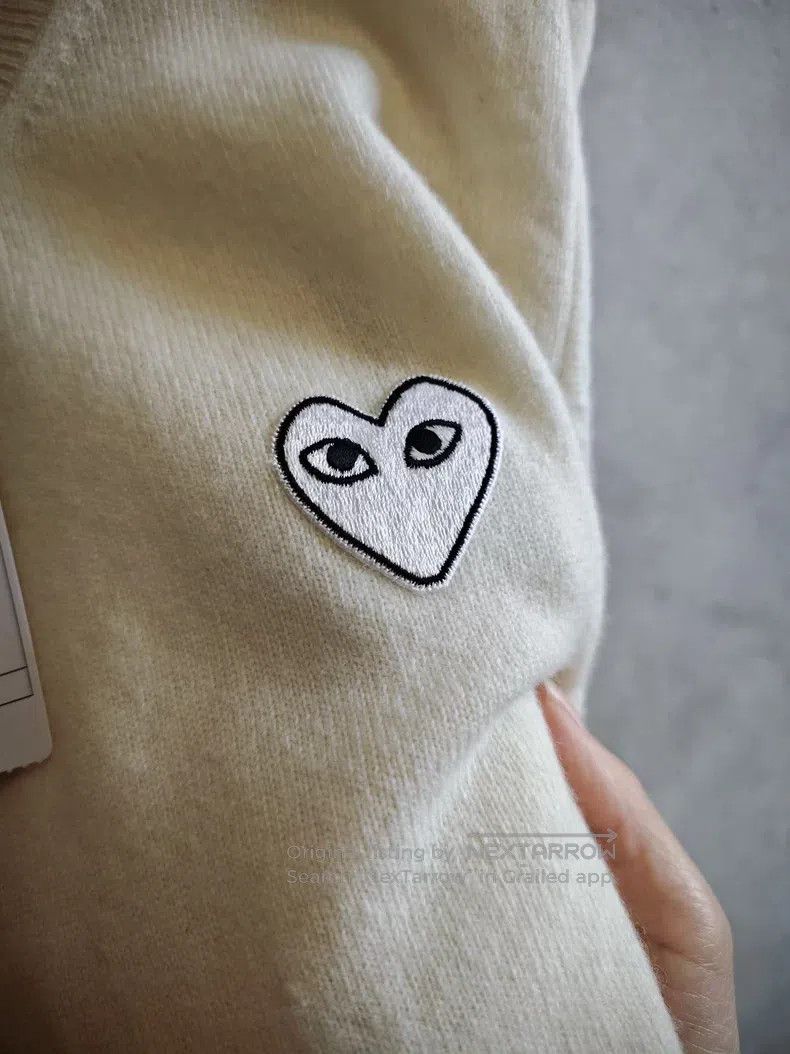 Comme des Garcons Comme Des Garcons White cardigan sweater Size XS / US 0-2 / IT 36-38 - 2 Thumbnail