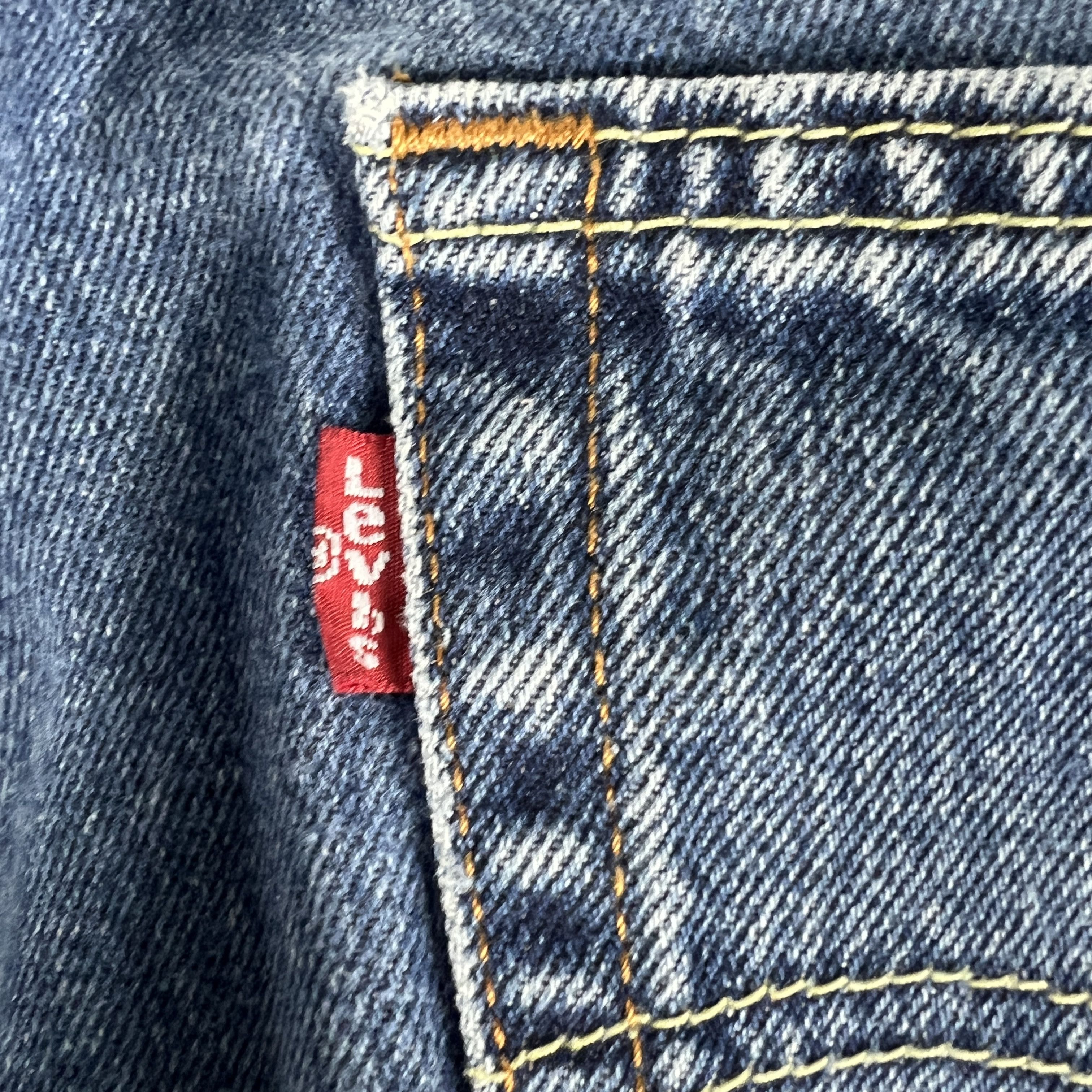 Levi's Levi's Jeans 505 Straight Leg Blue Faded Cotton Denim Size US 34 / EU 50 - 13 Thumbnail