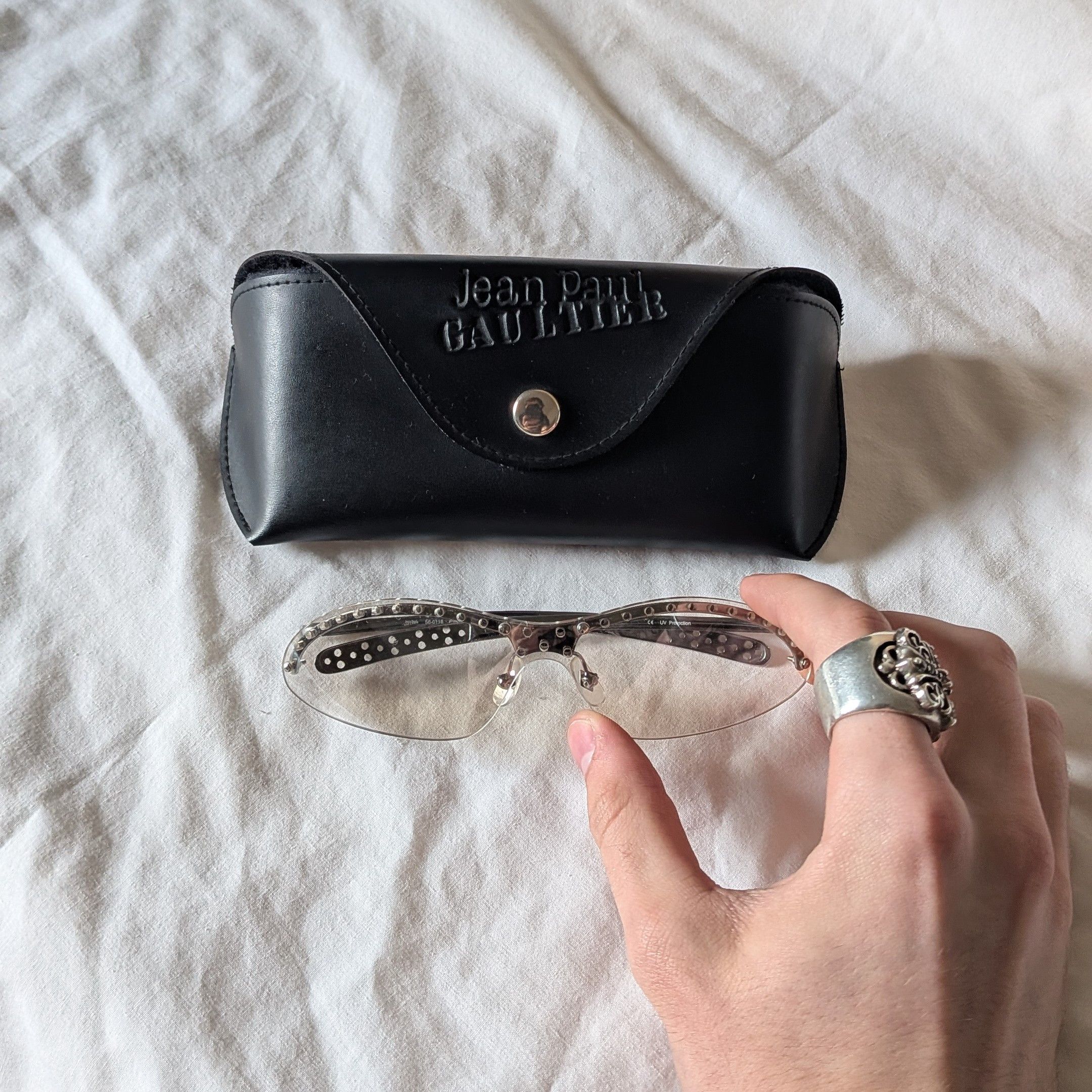 Jean Paul Gaultier 90s Jean Paul Gaultier studded sunglasses Size ONE SIZE - 1 Thumbnail