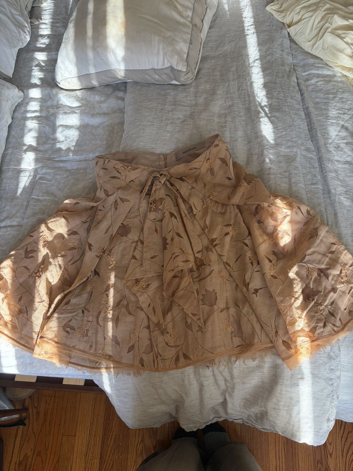 Maticevski Skirt with Floral Pattern Size 26" / US 2 / IT 38 - 1 Thumbnail