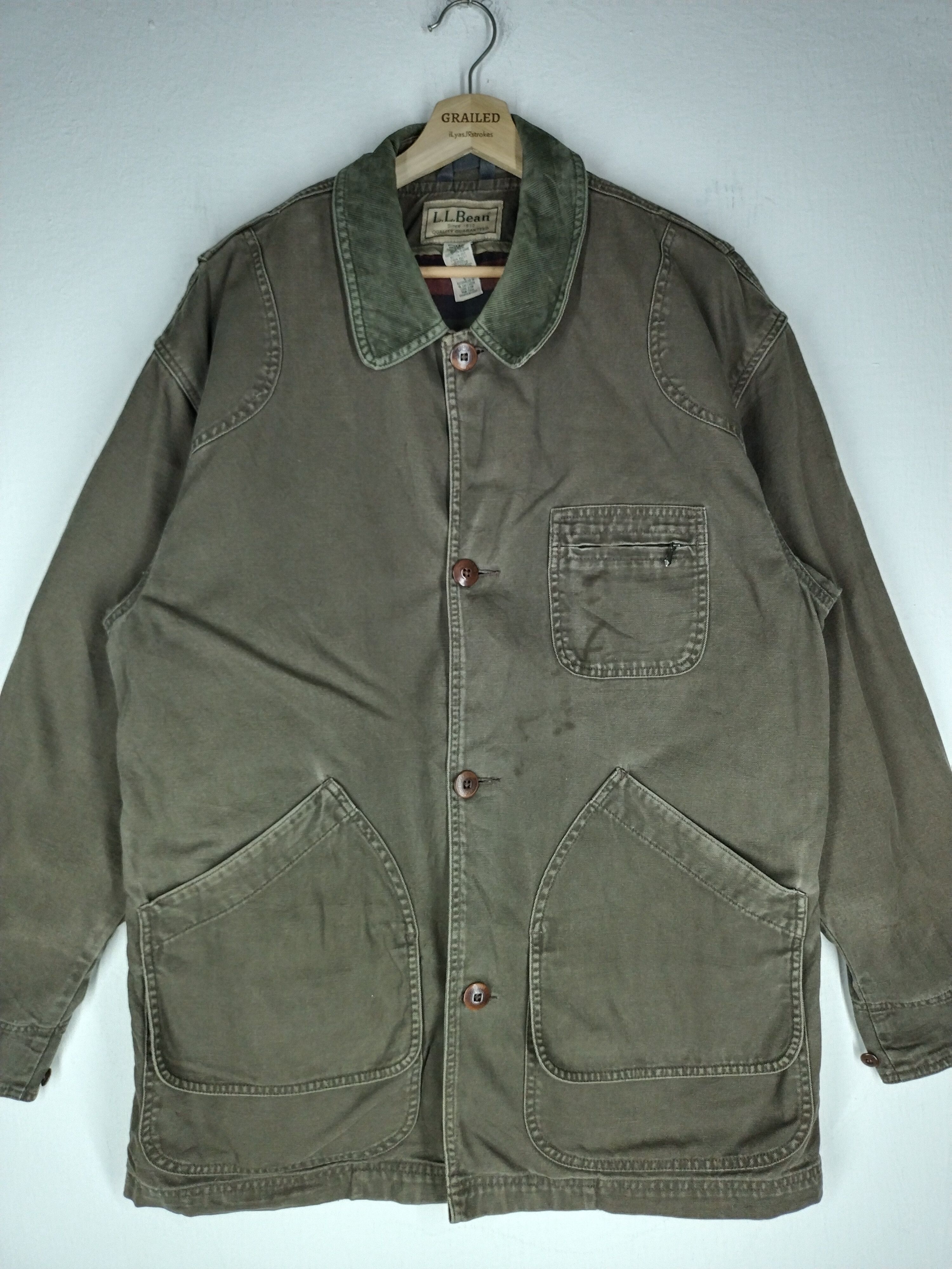 L.L. Bean VTG LL Bean Field Coat Jacket Size US L / EU 52-54 / 3 - 3 Thumbnail