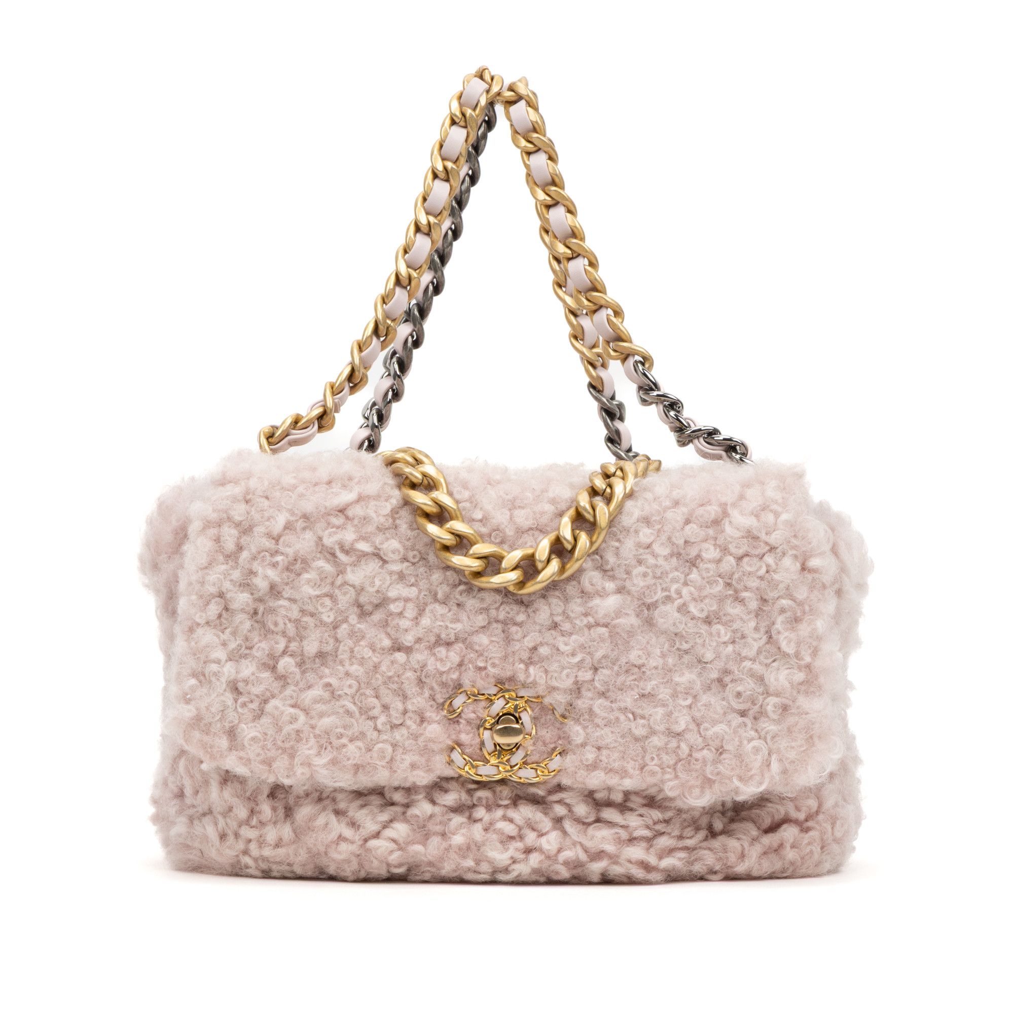 Chanel Rare Shearling 19 Classic Flap Size ONE SIZE - 1 Thumbnail