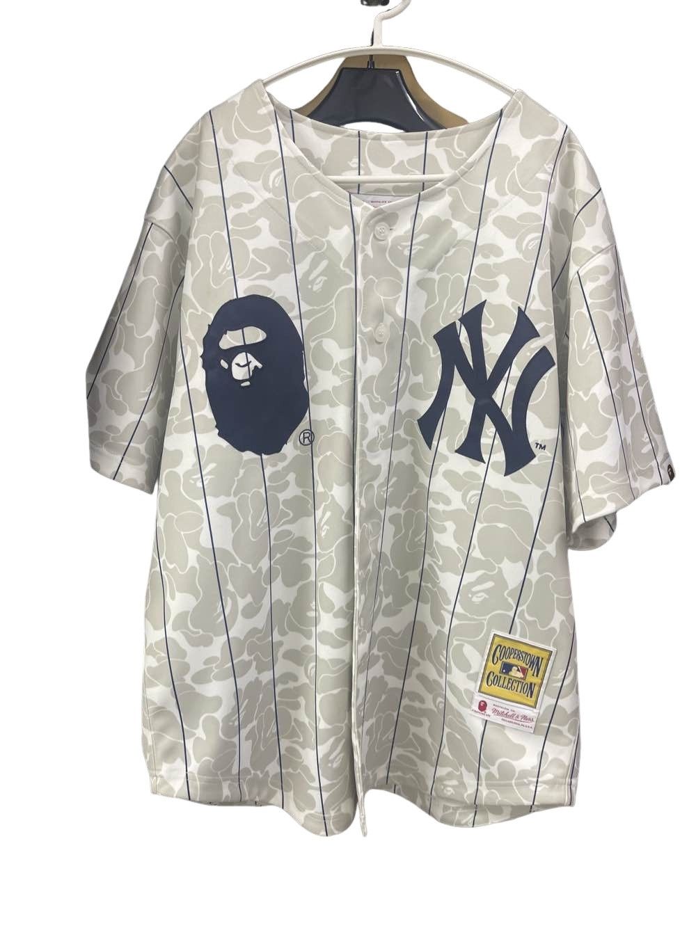 Bape × Mitchell & Ness Bape X Mitchel & Ness NY Yankees jersey