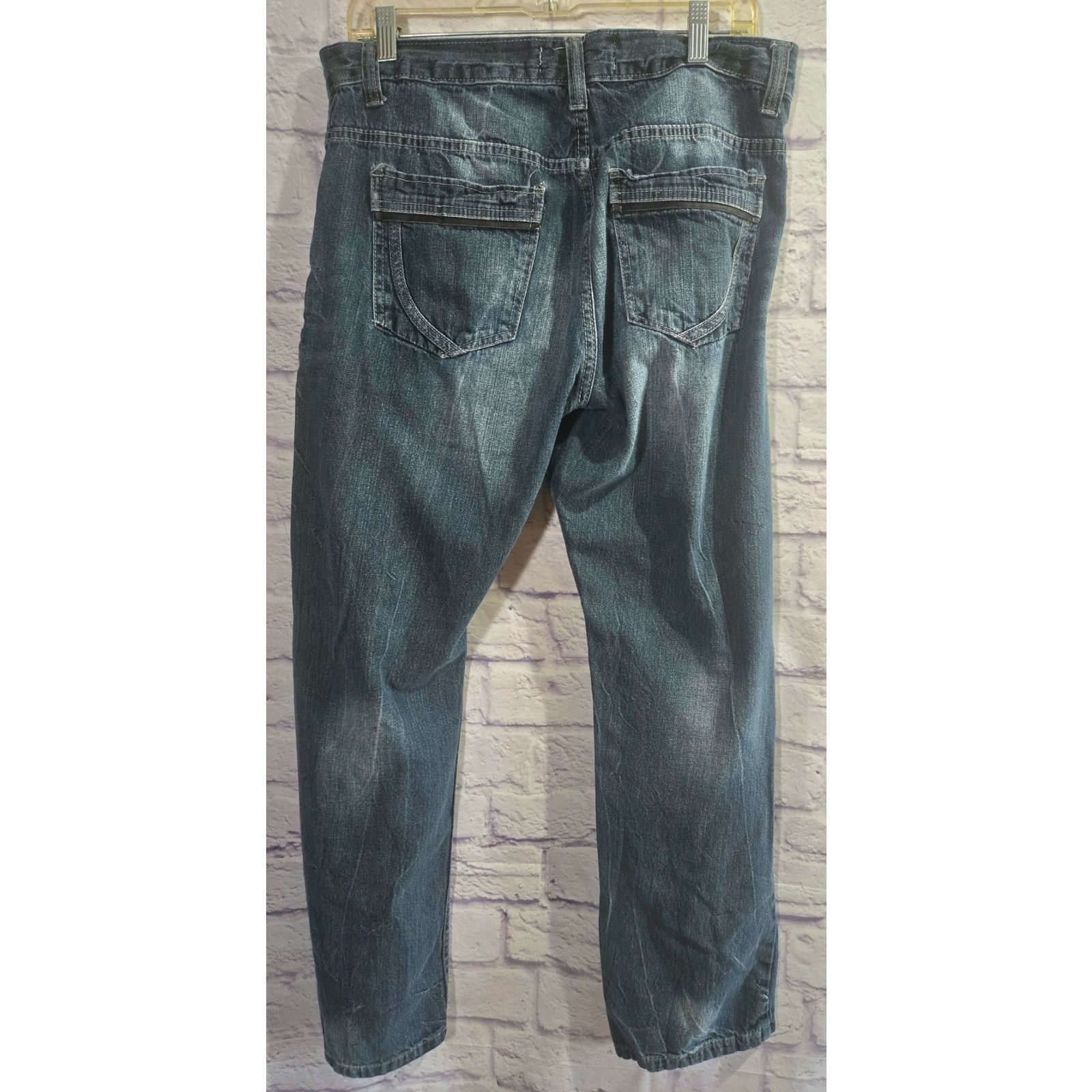 Paper Denim & Cloth Paper Denim & Cloth Blue Stonewashed Men's Jeans 33 X 30 Size US 33 - 2 Thumbnail