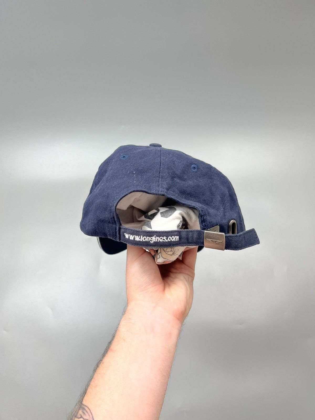 Longines Longines Navy Blue Baseball Cap Hat (Y0471) Size ONE SIZE - 5 Thumbnail