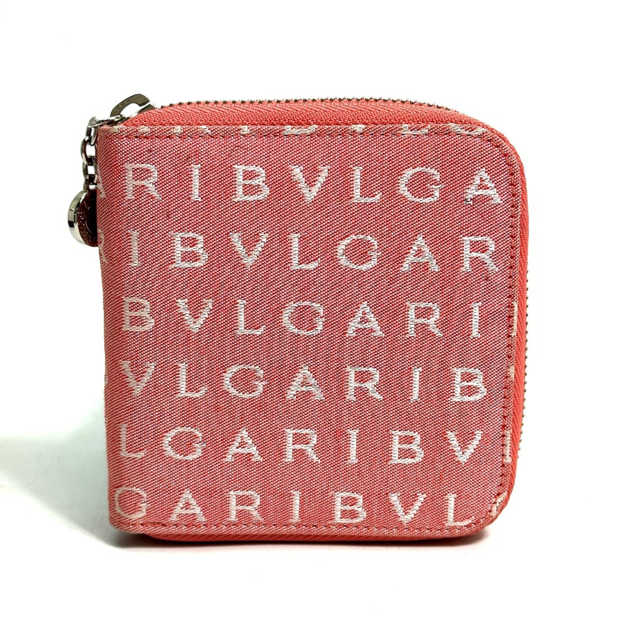 Bvlgari Bvlgari Logo mania Zip Around Folded wallet pink White Size ONE SIZE - 1 Thumbnail