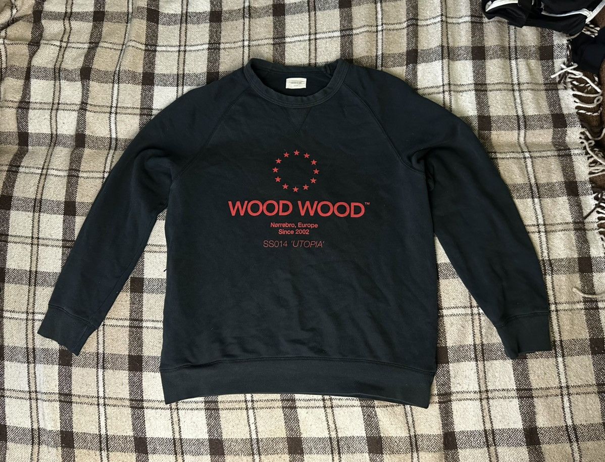 Wood Wood Mens Wood Wood Utopia S14 Sweatshirt size XL Size US XL / EU 56 / 4 - 1 Thumbnail