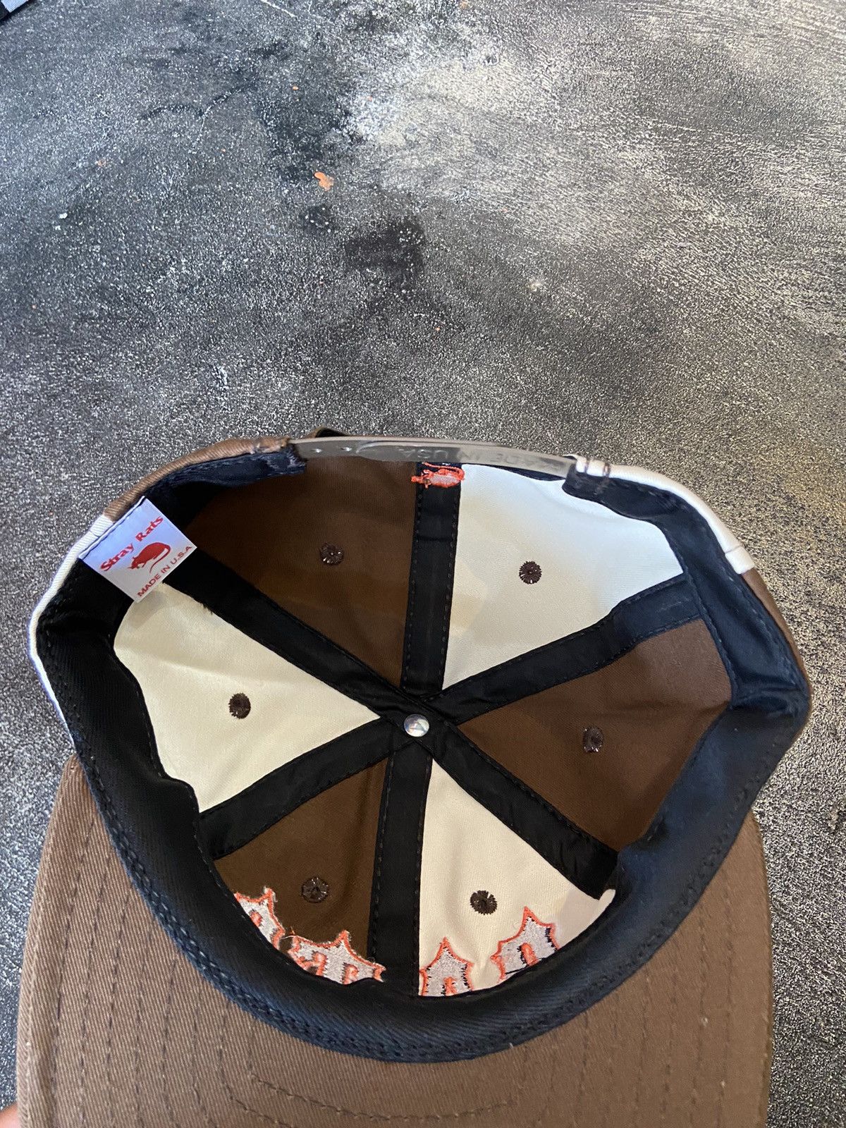 Other Stray Rats Gothik Two Tone Hat Brown Size ONE SIZE - 5 Thumbnail