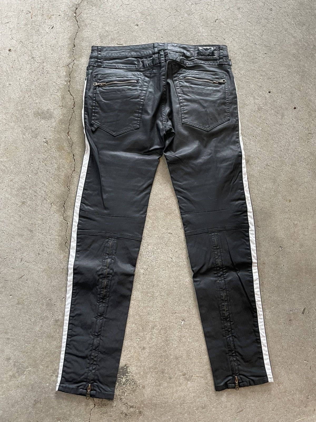 Robins Jeans Robins Jean Biker Denim Size US 32 / EU 48 - 2 Thumbnail