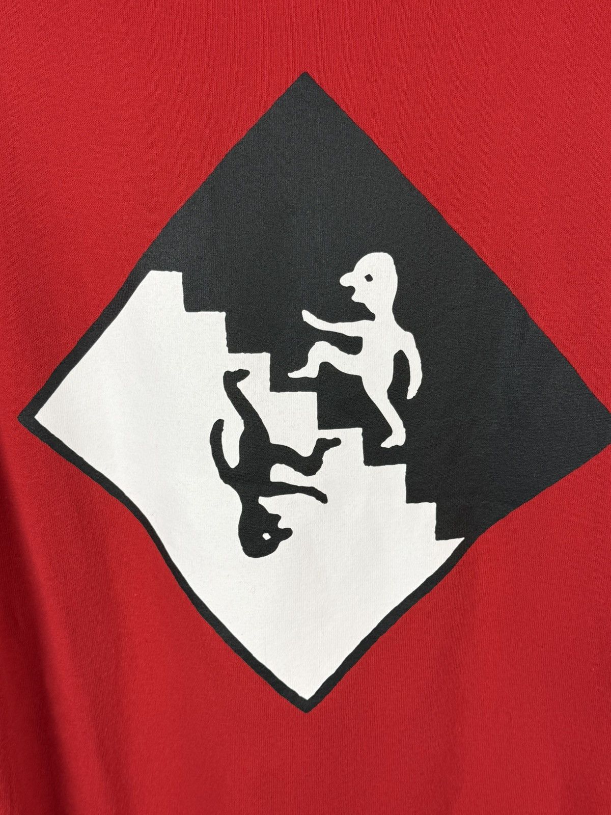 Polar Skate Co. Polar Skateboards Staircase Long Sleeve Skate T-Shirt Red S Size US S / EU 44-46 / 1 - 2 Thumbnail