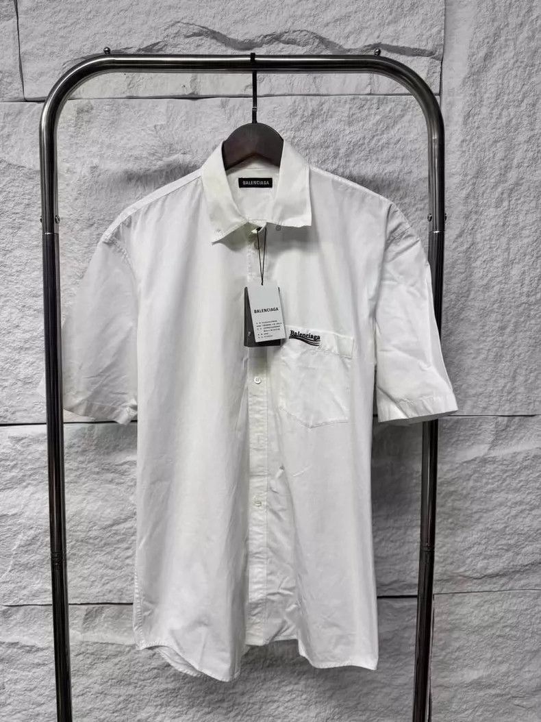 Balenciaga Balenciaga size 37 Embroidered Coke Short Sleeve Shirt Size US XS / EU 42 / 0 - 1 Thumbnail