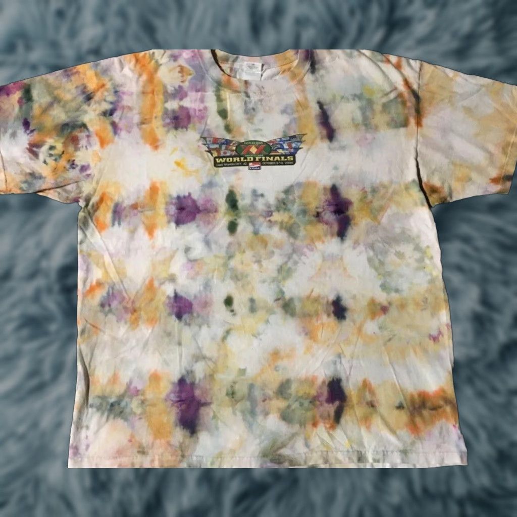 Vintage Vtg Dos Equis IJSBA Jet Ski World Finals All Over Print Tie Dye Shirt 2XL White Men T-Shirt 90s Grunge Beach Surf USA Logo Size US XXL / EU 58 / 5 - 1 Thumbnail