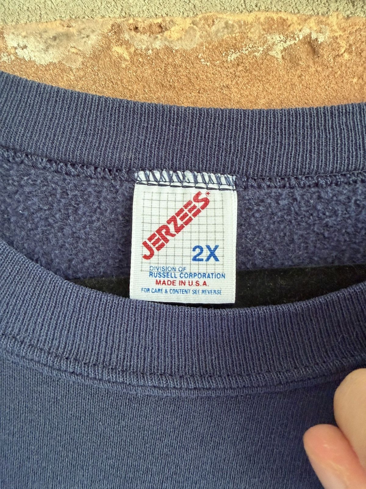 Jerzees Vintage Jerzees 2X blue sweatshirt Size US XXL / EU 58 / 5 - 4 Thumbnail