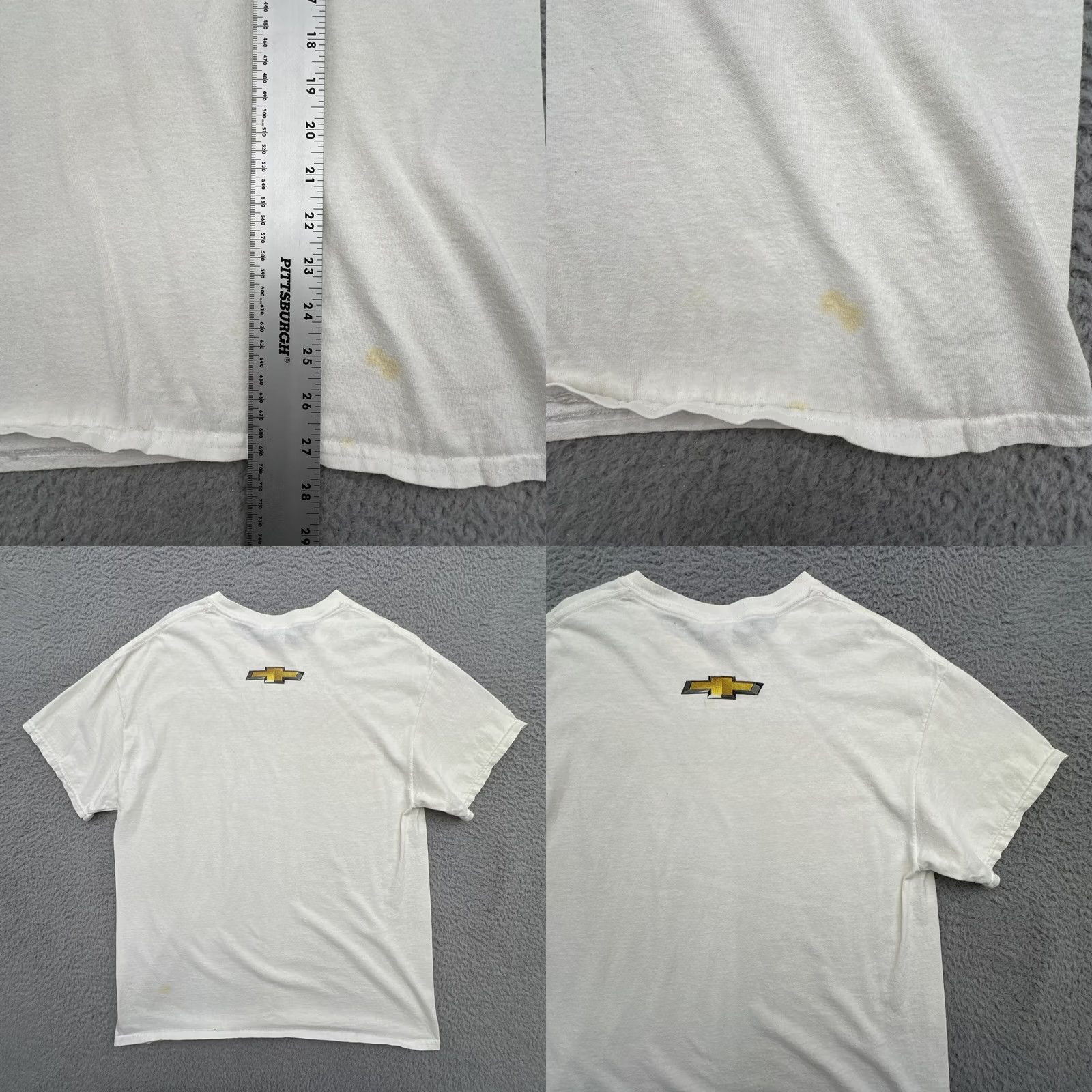 Gildan VINTAGE Gildan Chevrolet Chevy Corvette Z06 Supercharged T Shirt Mens L White Size US L / EU 52-54 / 3 - 9 Thumbnail