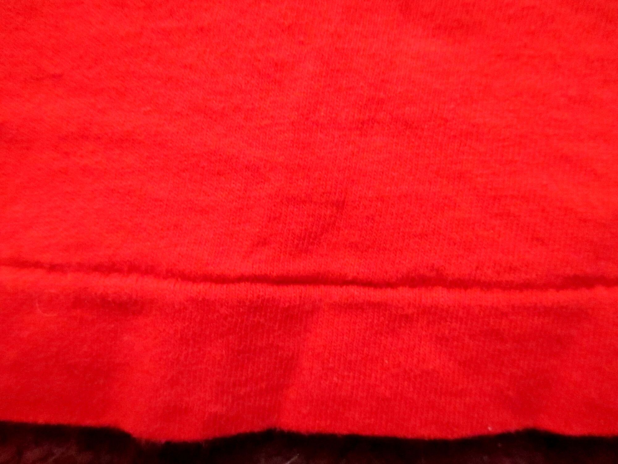 Fruit Of The Loom Vintage Men's T-shirt Large Single Stitch Pocket Plain Red F Size US L / EU 52-54 / 3 - 4 Thumbnail
