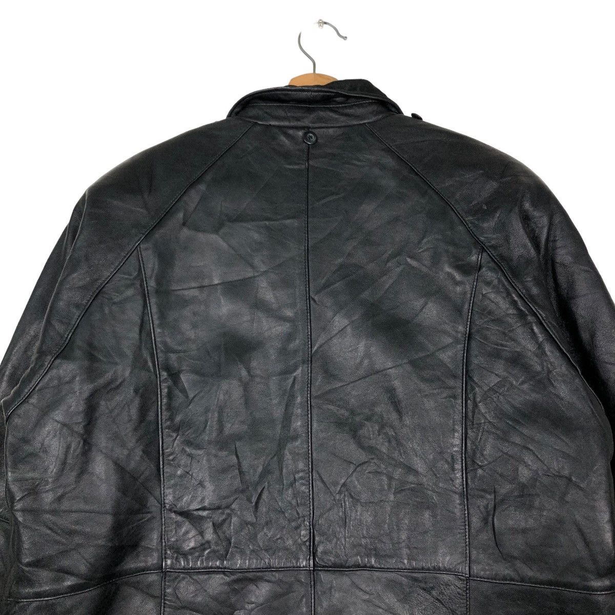 Japanese Brand 🔥Vintage Biker Leather Jacket Donobio Blanket Issey Miyake Size US M / EU 48-50 / 2 - 9 Thumbnail