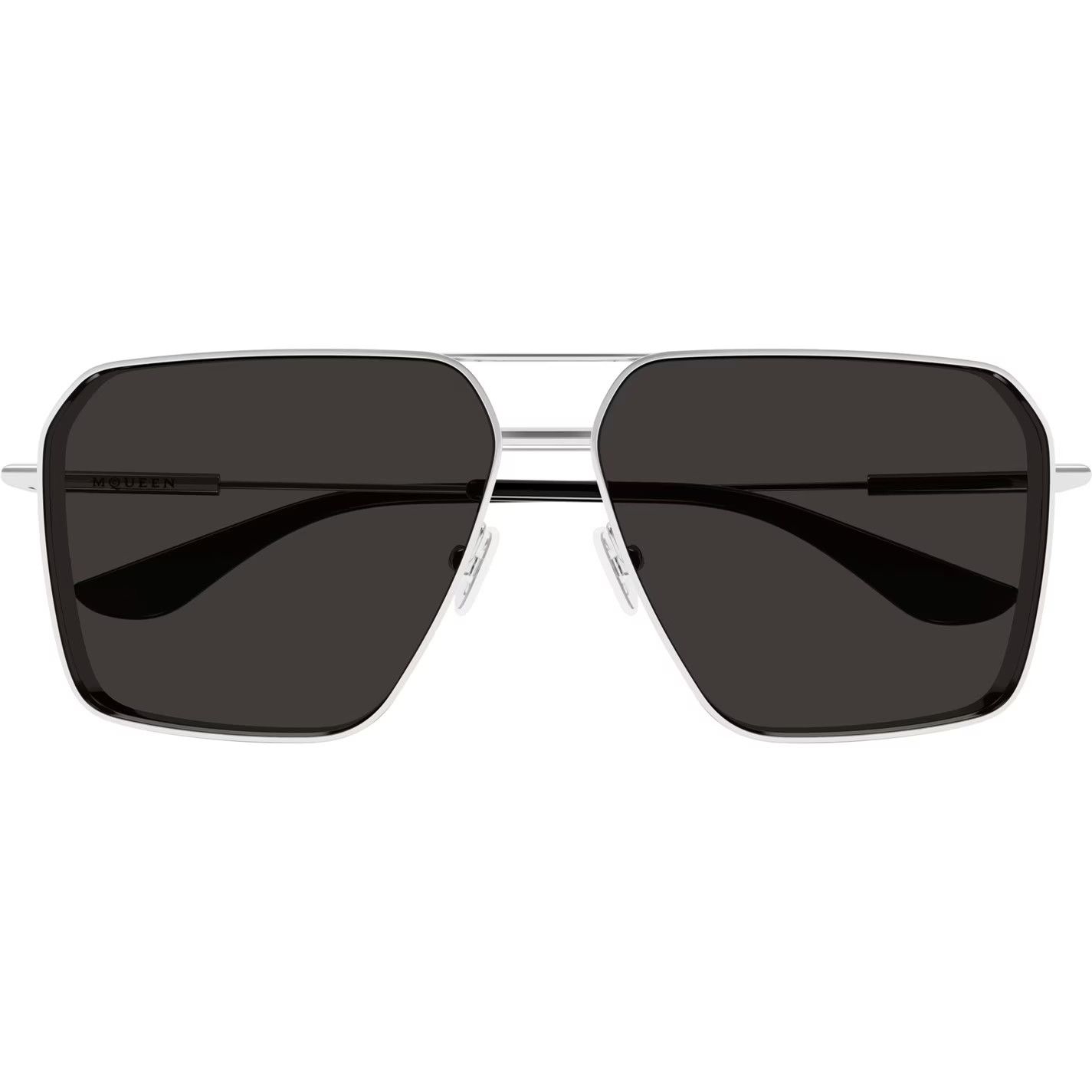 Alexander McQueen o1g2r1mq0526 Size: OS / Aviator Sunglasses in Silver Size ONE SIZE - 1 Thumbnail