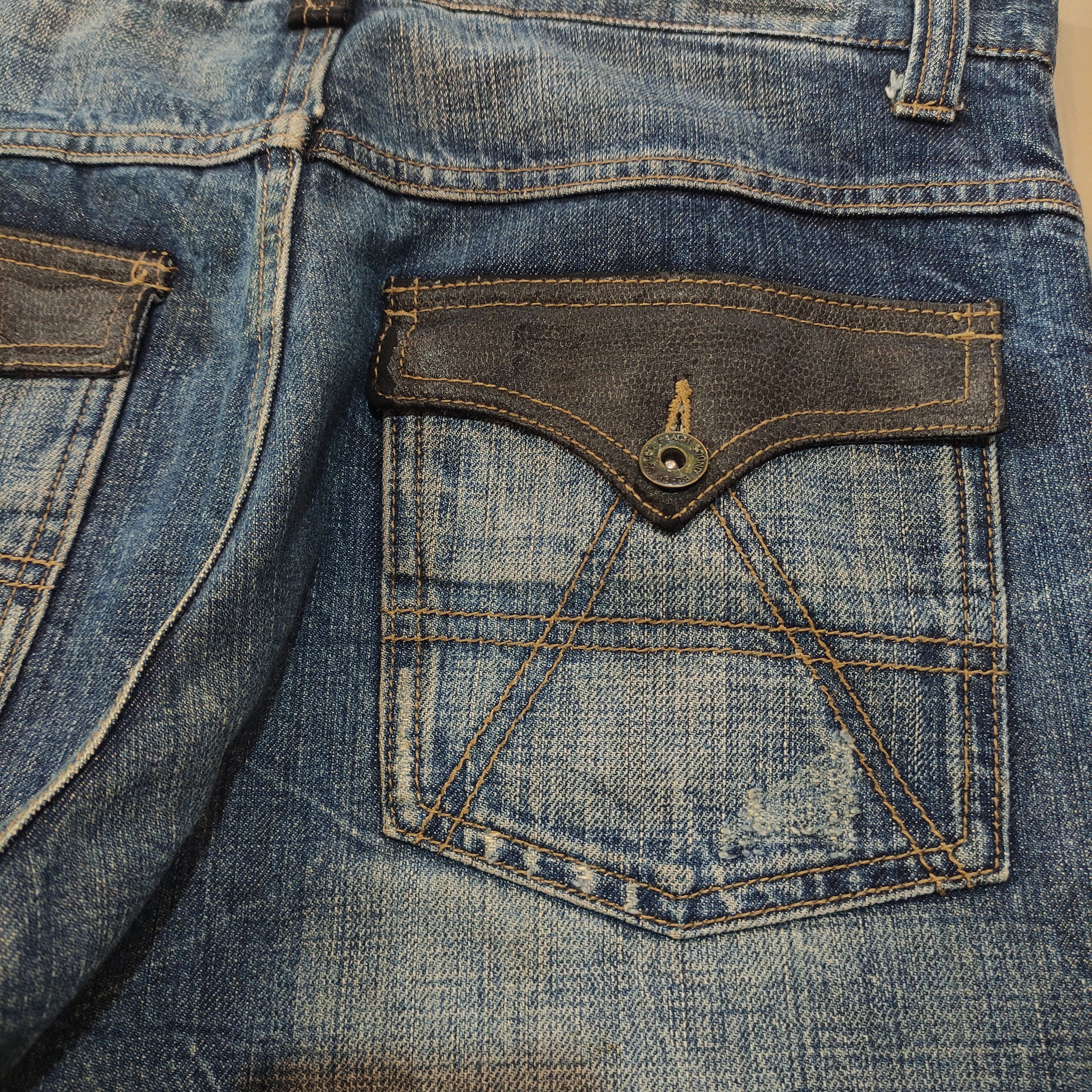 Tornado Mart Beach Sound Flare Jeans Snake Skin - 2000s Style if6w9 Size US 32 / EU 48 - 12 Thumbnail