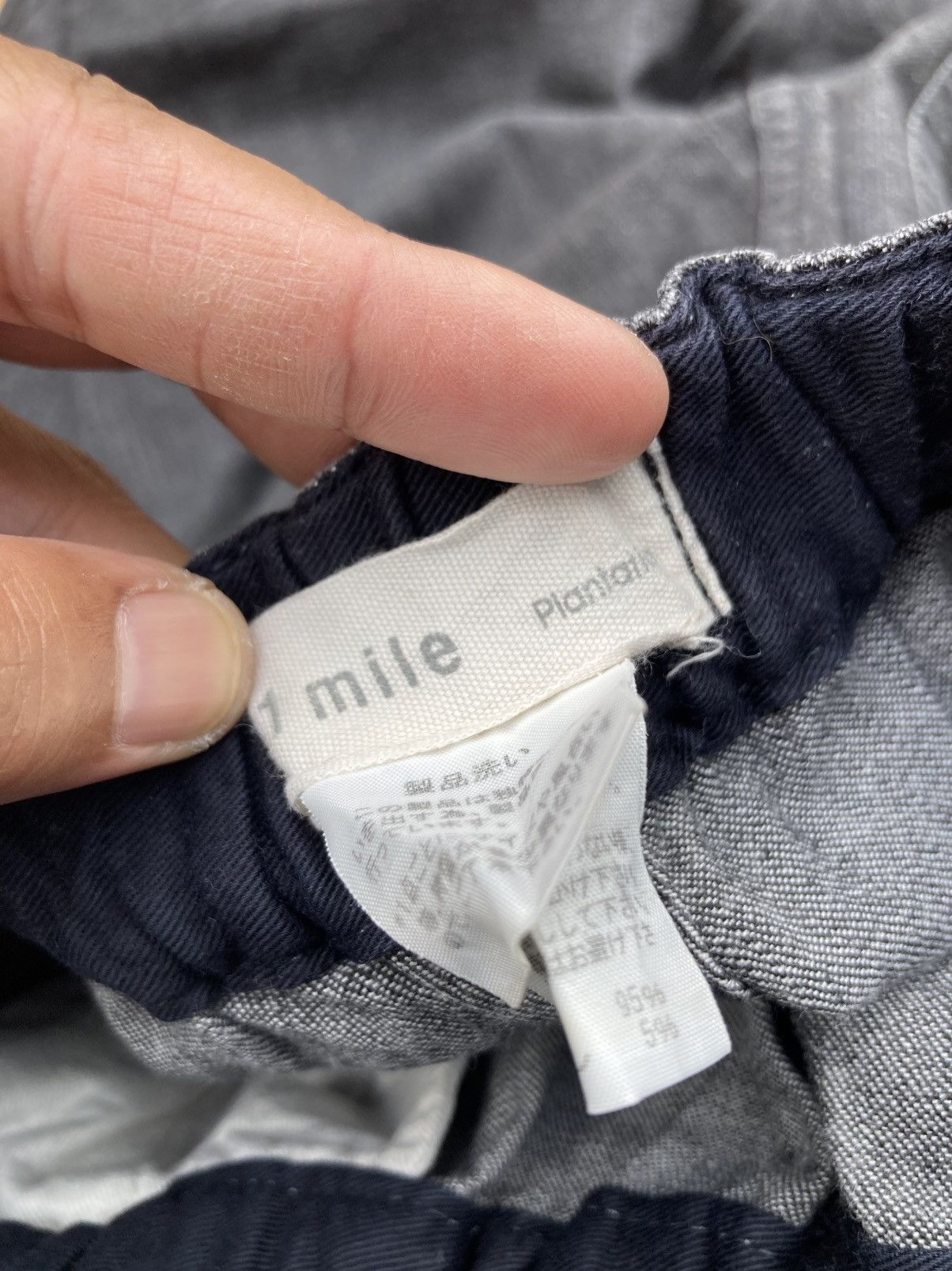Issey Miyake Plantation 1 Mile Grey Black Ankle Pants Size US 32 / EU 48 - 4 Thumbnail