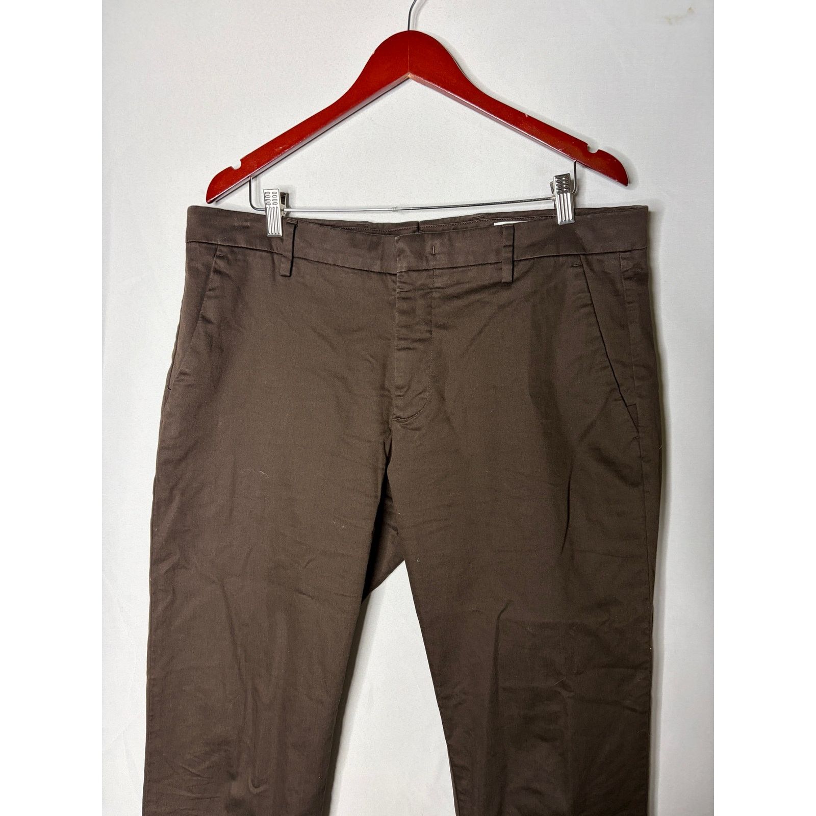 NN07 NN.07 No nationality Chocolate Brown Men pants 36x32 Size US 36 / EU 52 - 2 Thumbnail