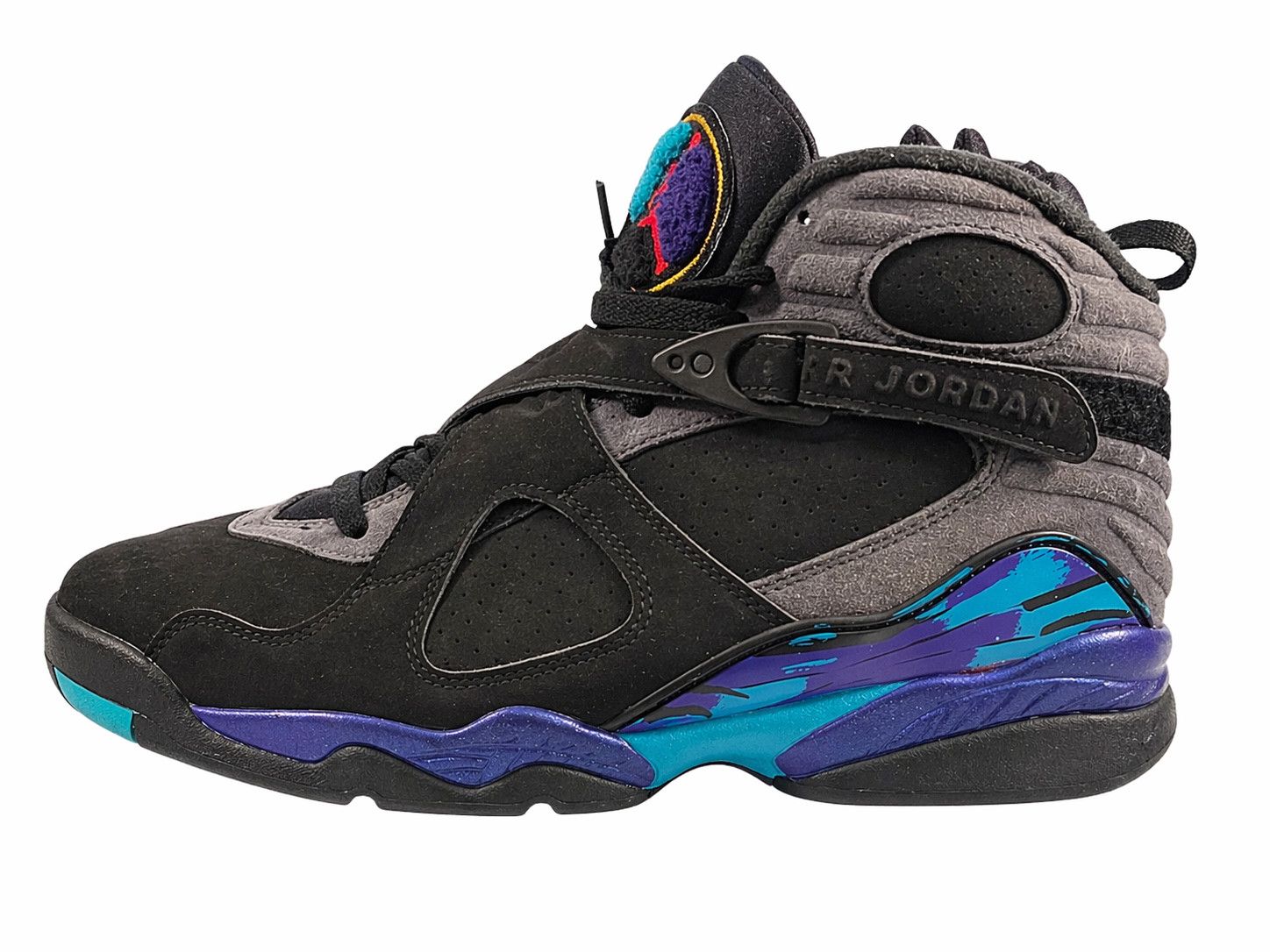 Jordan Brand Air Jordan 8 Aqua 2015 Black Purple SZ 9 Size US 9 / EU 42 - 1 Thumbnail