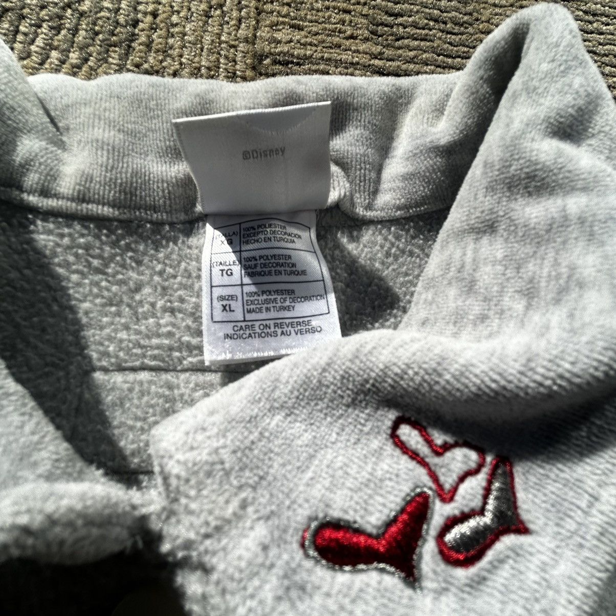 Disney VINTAGE DISNEY STORE Mickey & Minnie Hearts Fleece Jacket Size XL / US 12-14 / IT 48-50 - 6 Thumbnail