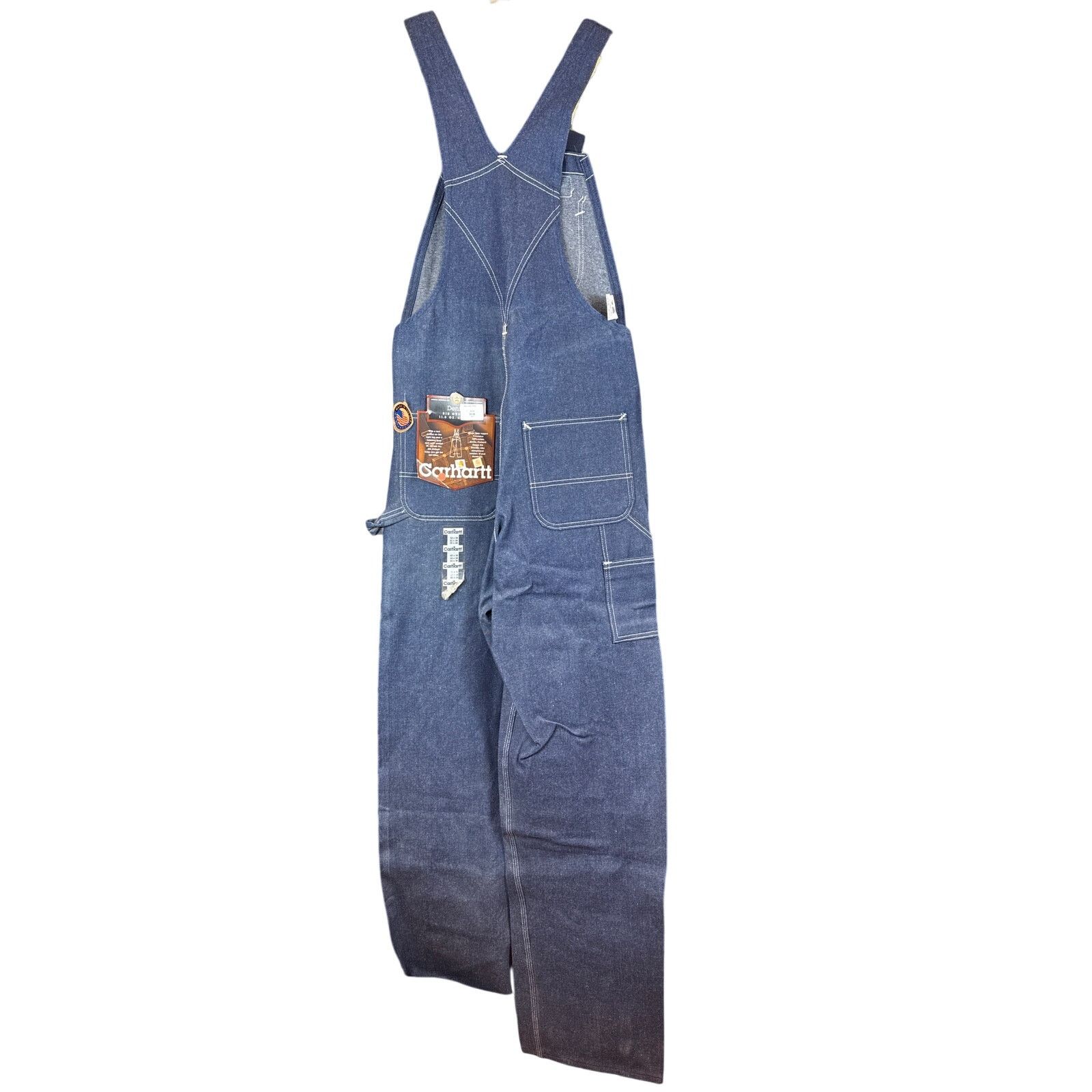 carhartt 09’s dead stock Vintage 90s Deadstock Carhartt Overalls Denim Dark Wash