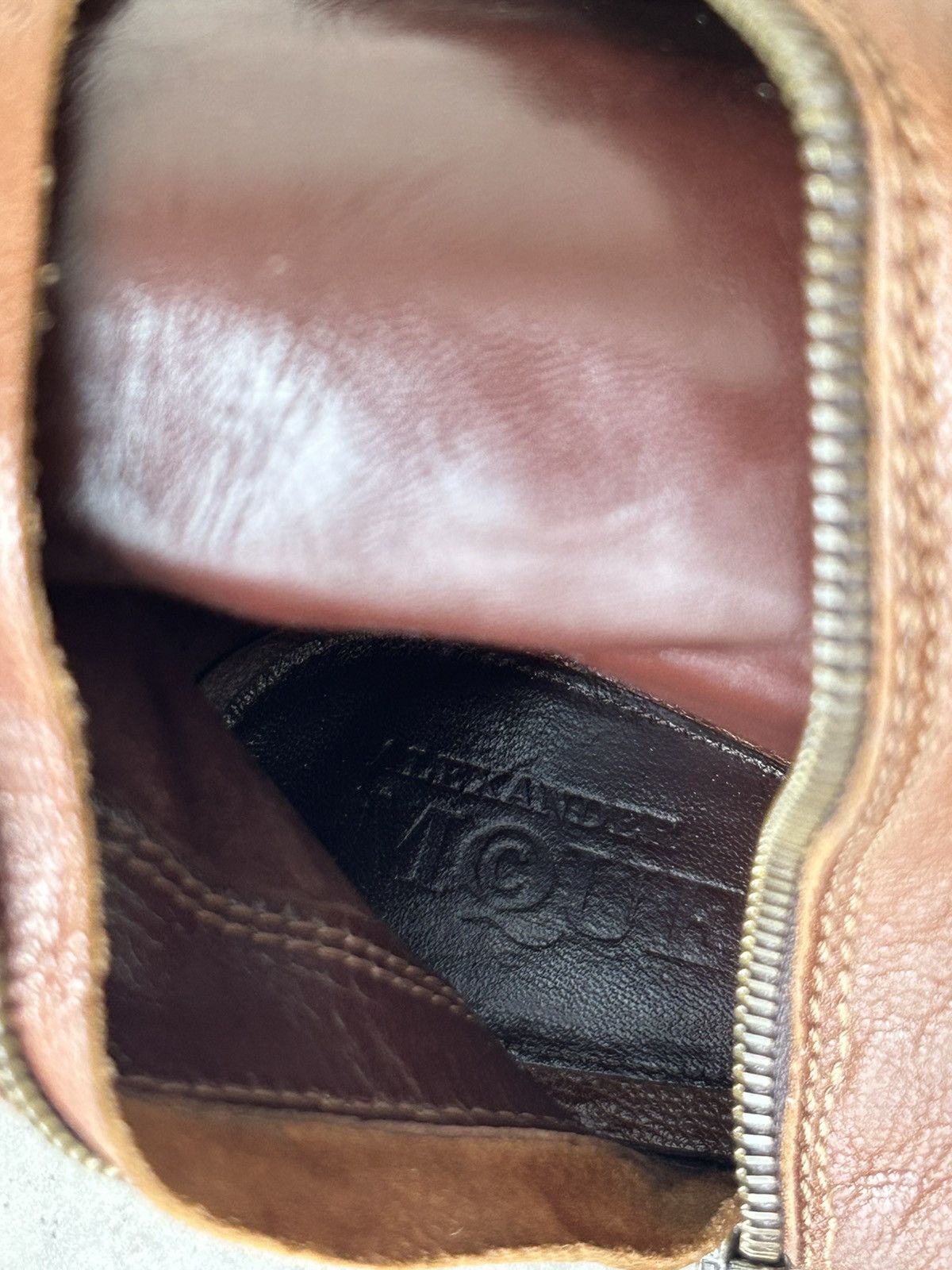 McQ Alexander McQueen Alexander Mcqueen Leather High Browm Boots Old money Size US 7.5 / IT 37.5 - 8 Thumbnail