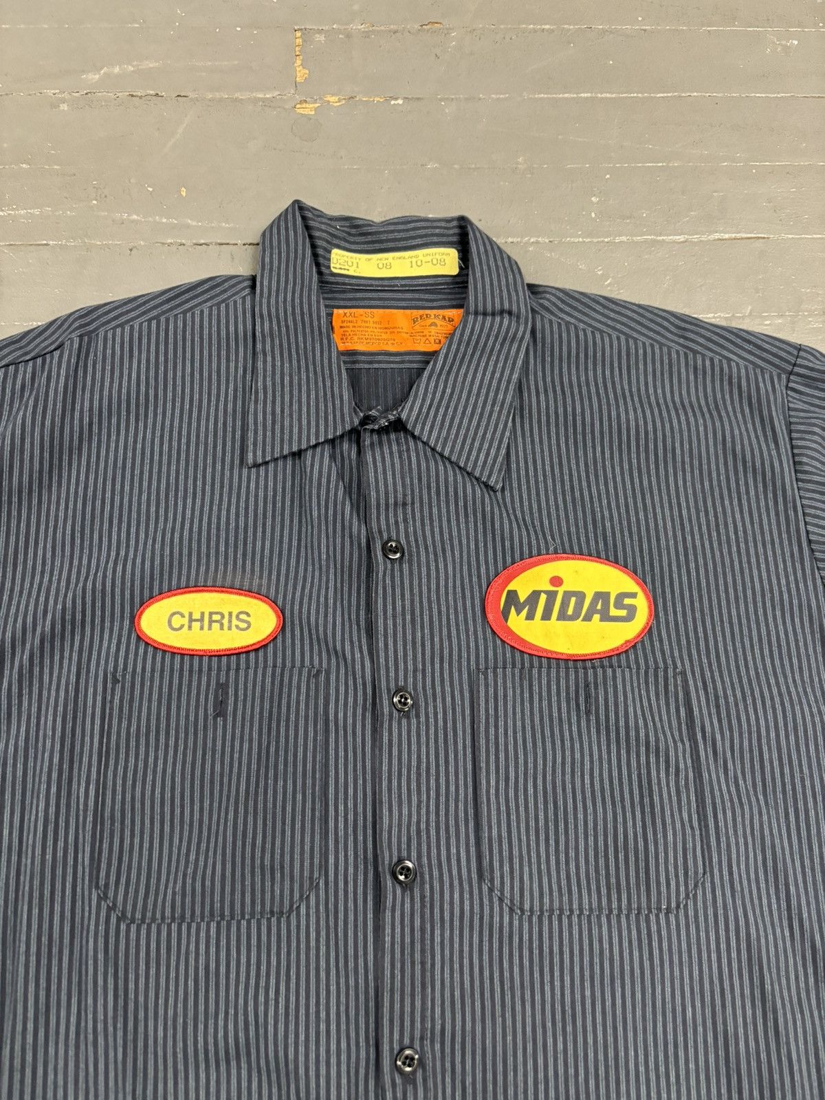 Vintage Vintage Red kap Midas workwear shirt Size US XXL / EU 58 / 5 - 4 Thumbnail