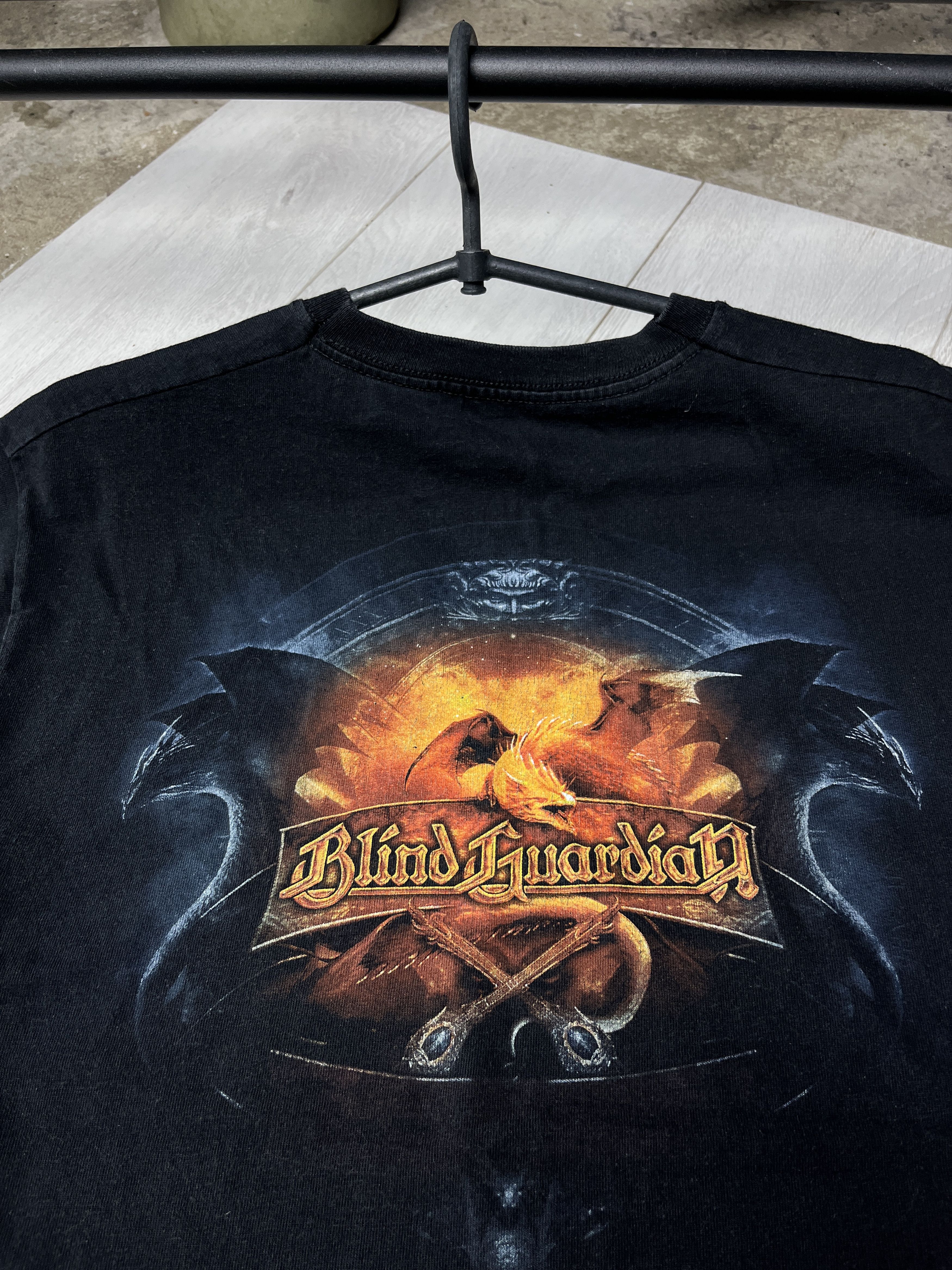Vintage 2000s BLIND GUARDIAN DOUBLE SIDED GRAPHIC TEE - № 878 Size US L / EU 52-54 / 3 - 6 Thumbnail