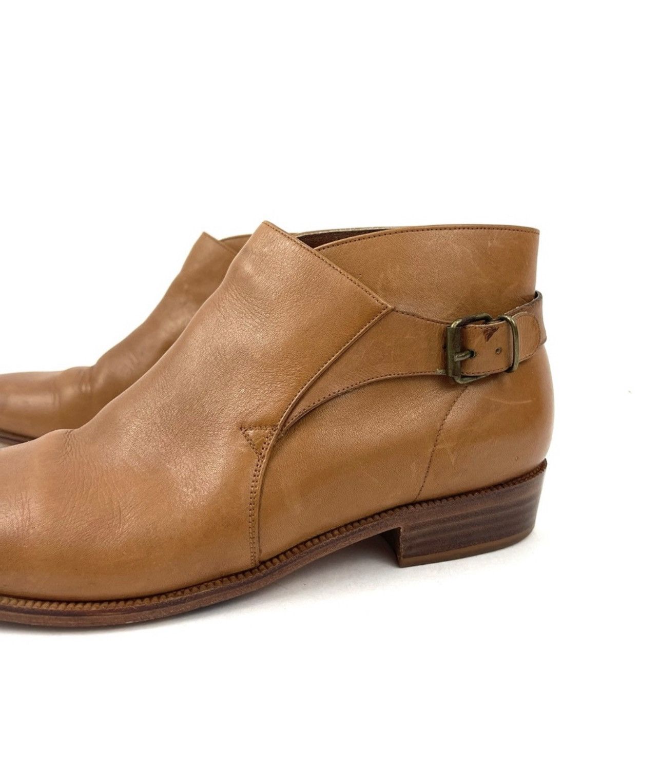 Levi's × Vintage Vintage Levi's Shoes York Leather Ankle Buckle Chelsea Boots Size US 8.5 / EU 41-42 - 2 Thumbnail