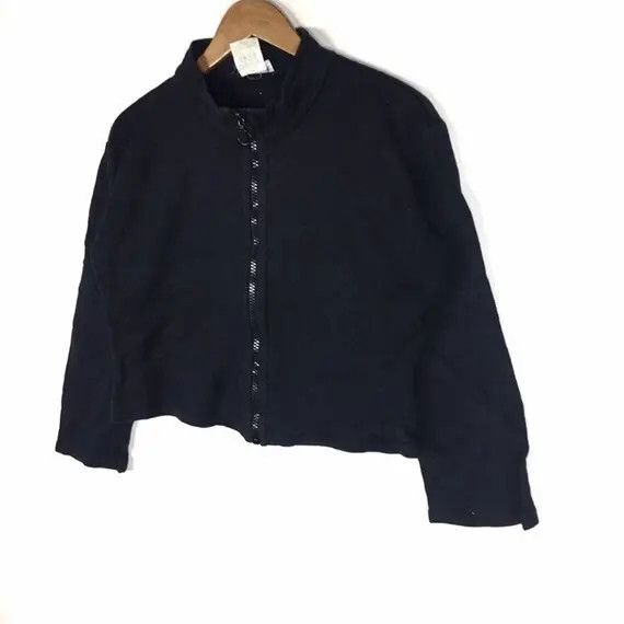 agnes b. Vtg AGNES B PARIS French Designer Crop Tops Sweater Jacket Size M / US 6-8 / IT 42-44 - 3 Thumbnail